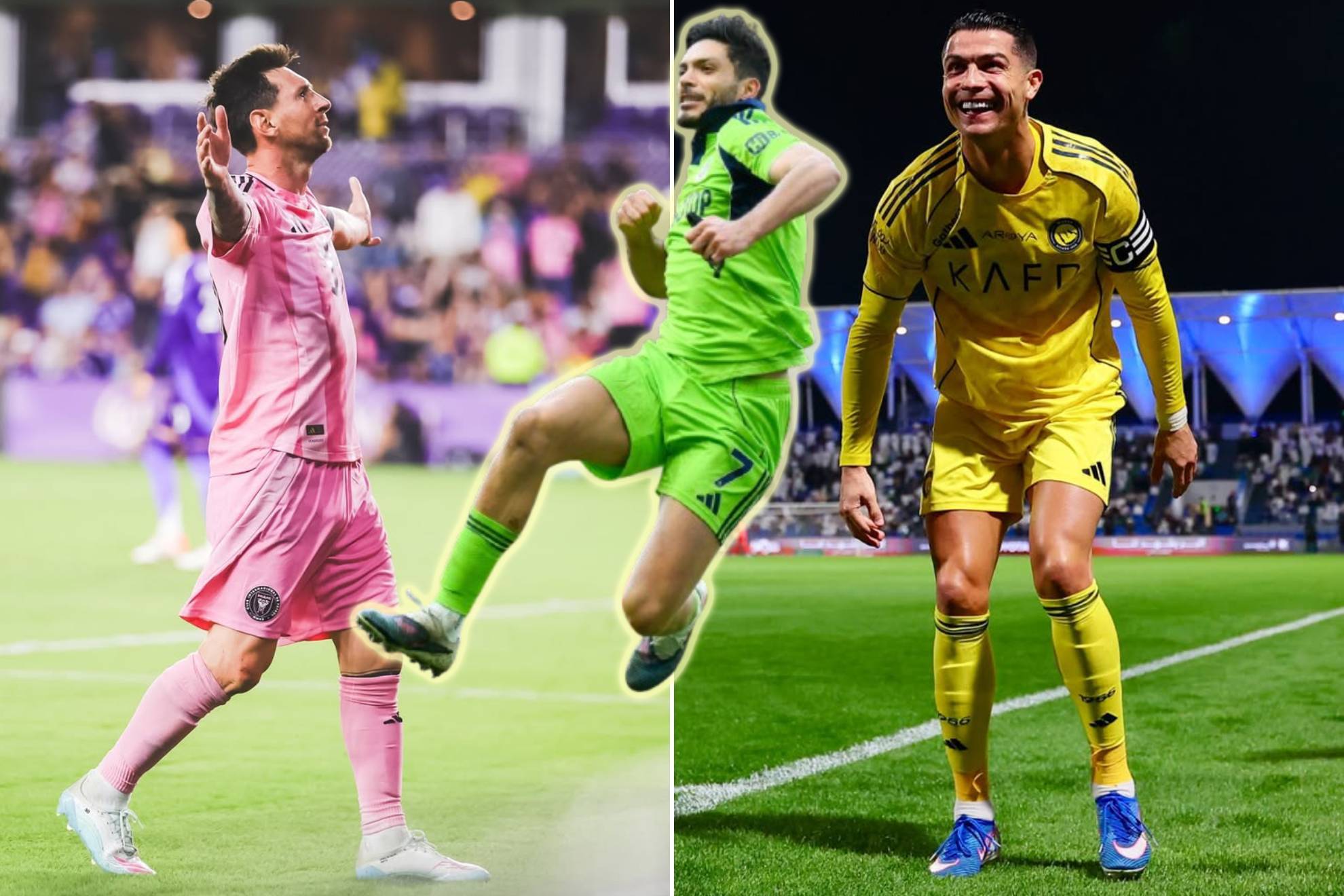 Ra�l Jim�nez Lionel Messi Cristiano Ronaldo