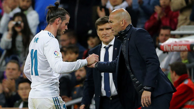Gareth Bale y Zidane, en una imagen de archivo
