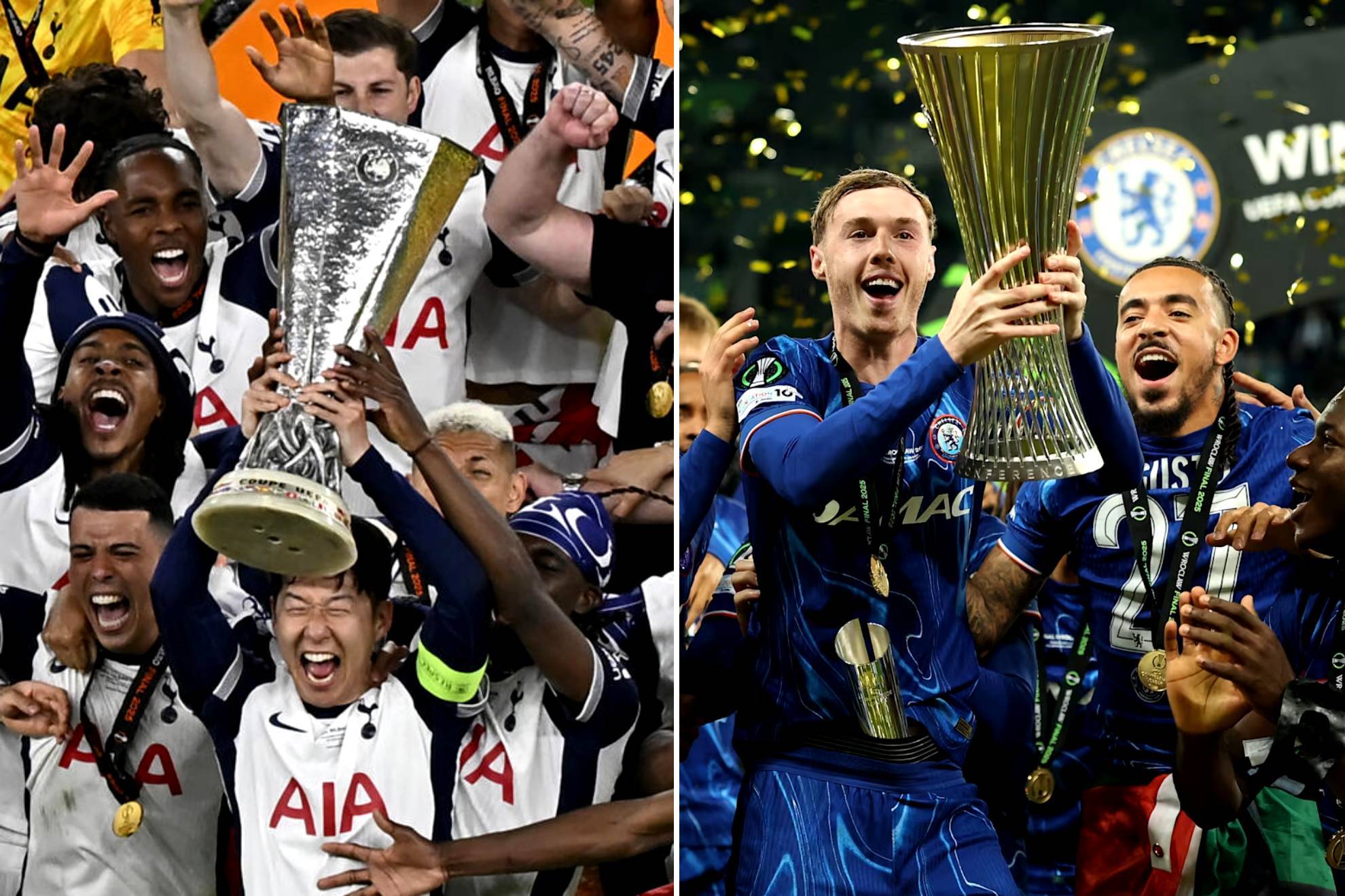 Tottenham y Chelsea campeones de Europa y Conference League |
