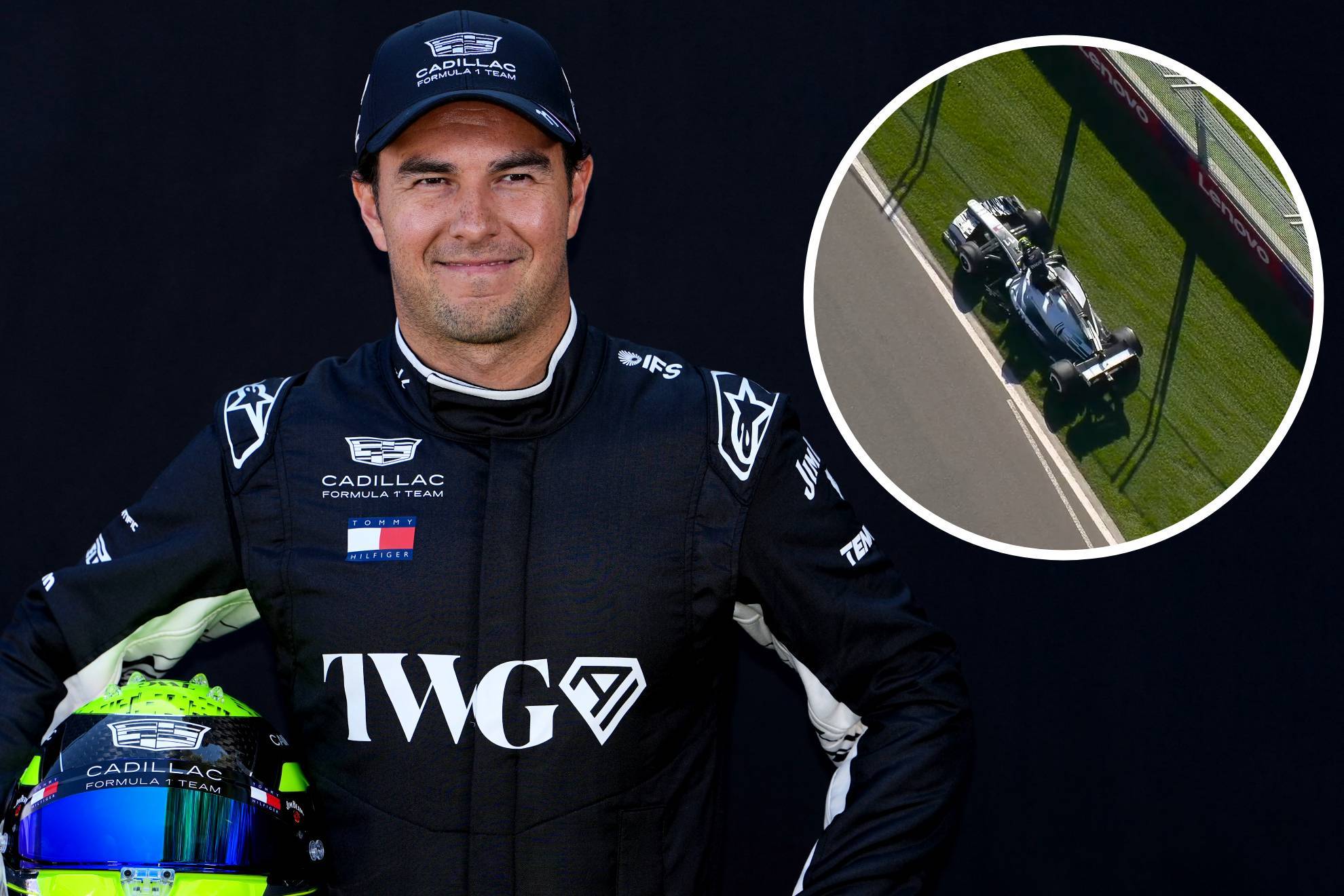 Mala tarde de Checo P�rez en el inicio de actividades del GP de Australia |