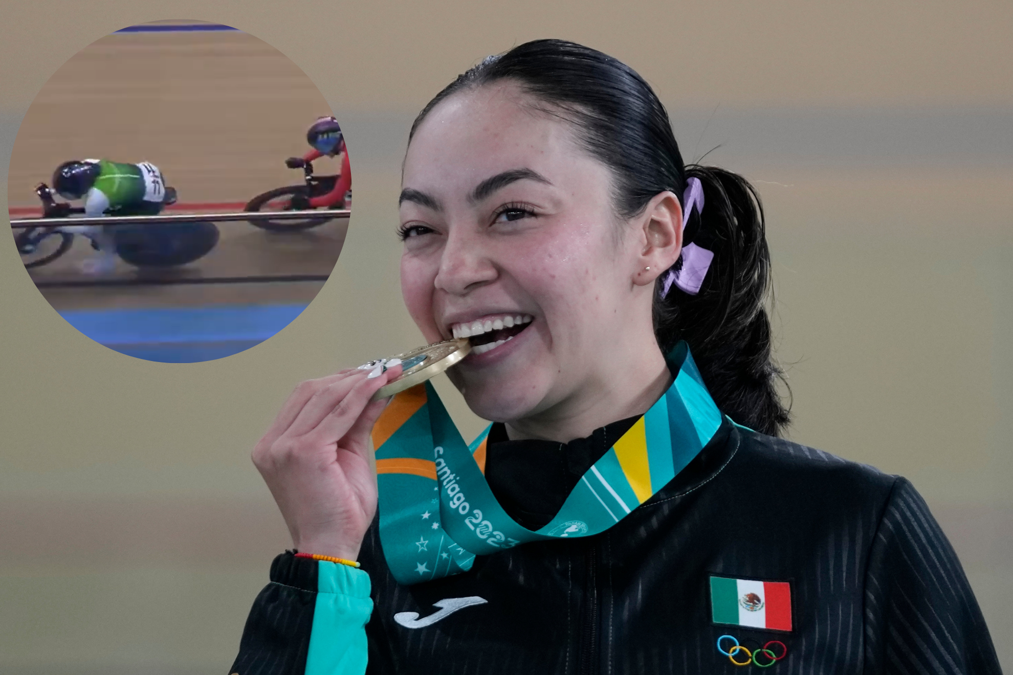 Yareli Acevedo, ORO en Copa del Mundo de ciclismo en un sprint no apto para card�acos