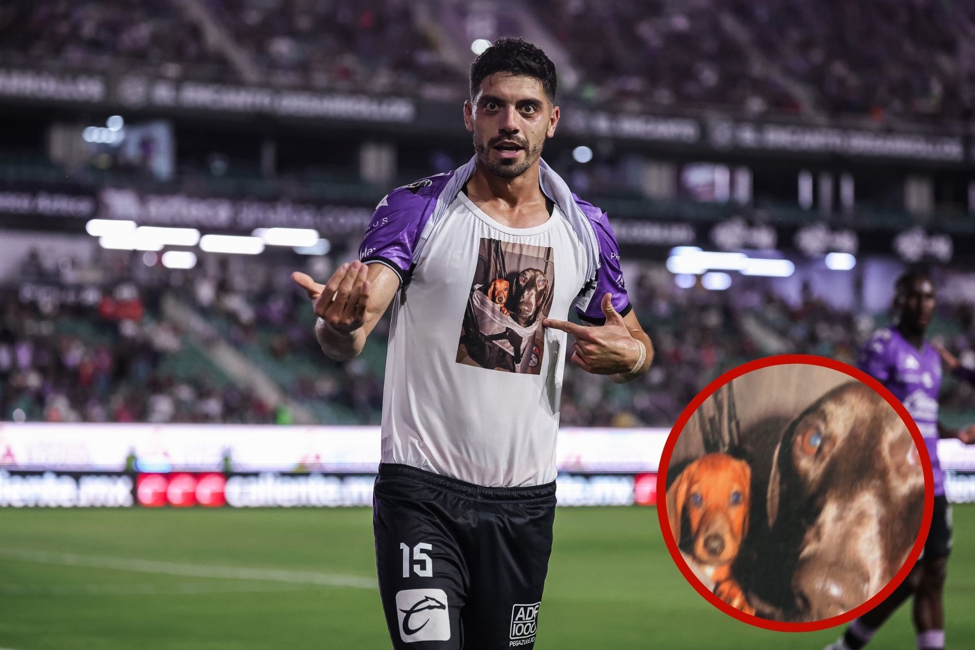 Brian Rubio se vuelve viral con tierno y perruno festejo de gol en el Mazatl�n vs Le�n