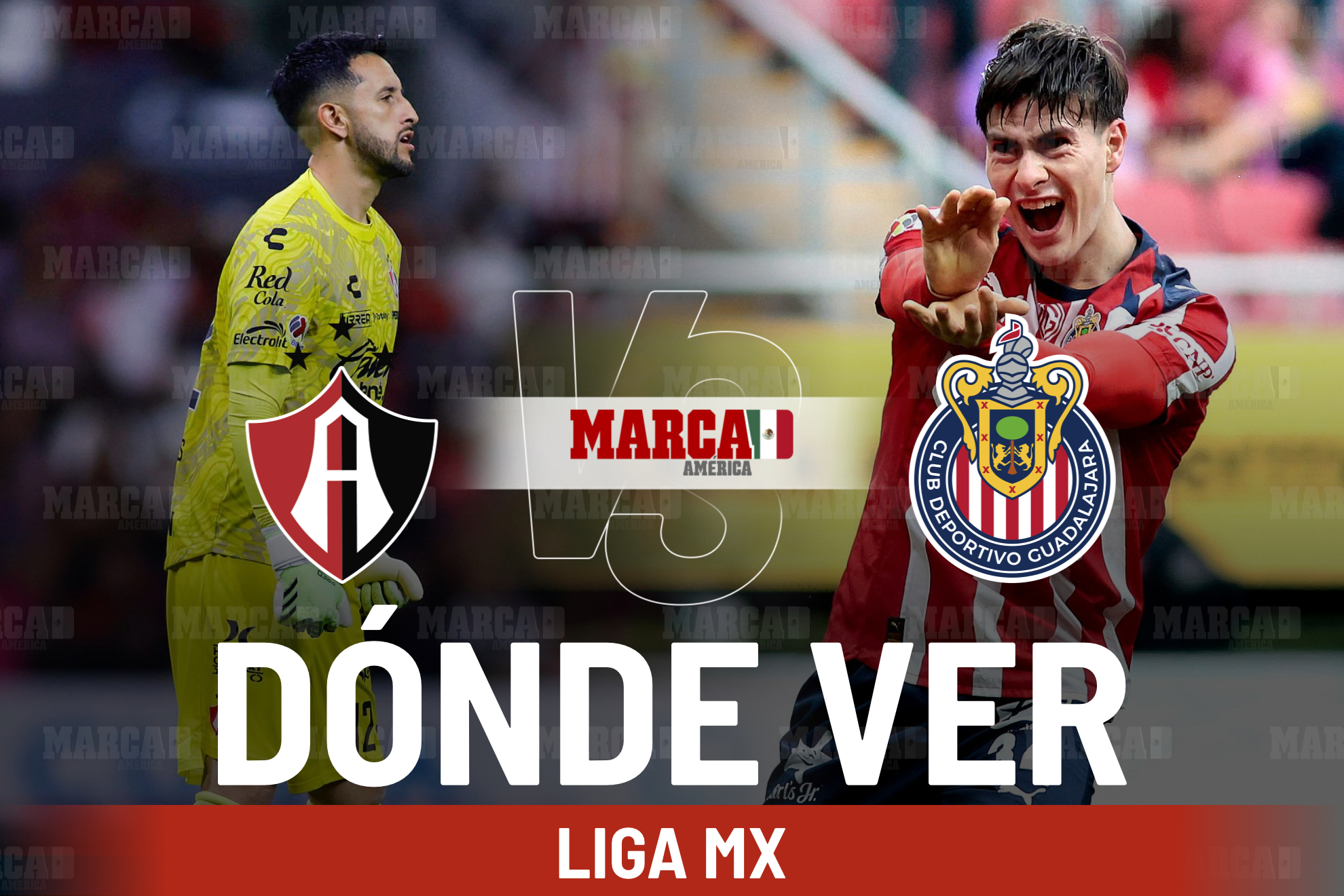 Atlas vs Chivas: D�nde ver y a qu� hora se juega el Cl�sico Tapat�o con pron�stico en la Jornada 10 de Liga MX