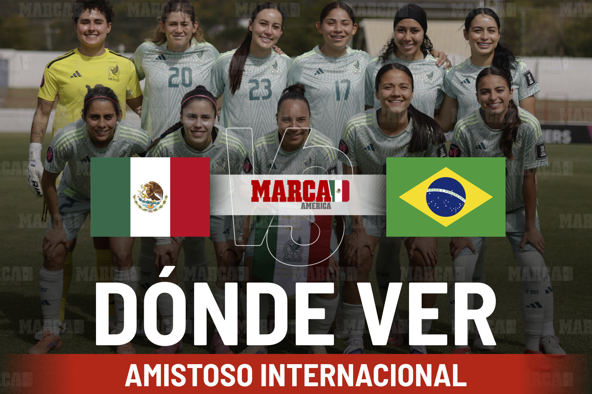 M�xico Femenil vs Brasil: D�nde ver y horario del amistoso internacional de la Selecci�n