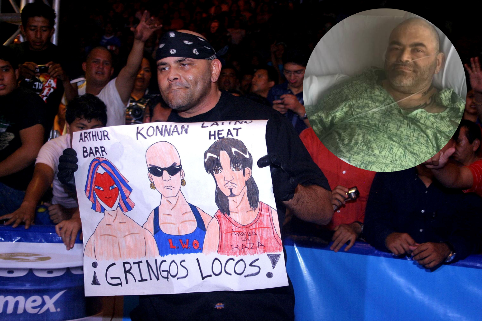 Reportan delicado a Konnan y con amputaci�n de pierna; esto se sabe del ex Lucha Libre