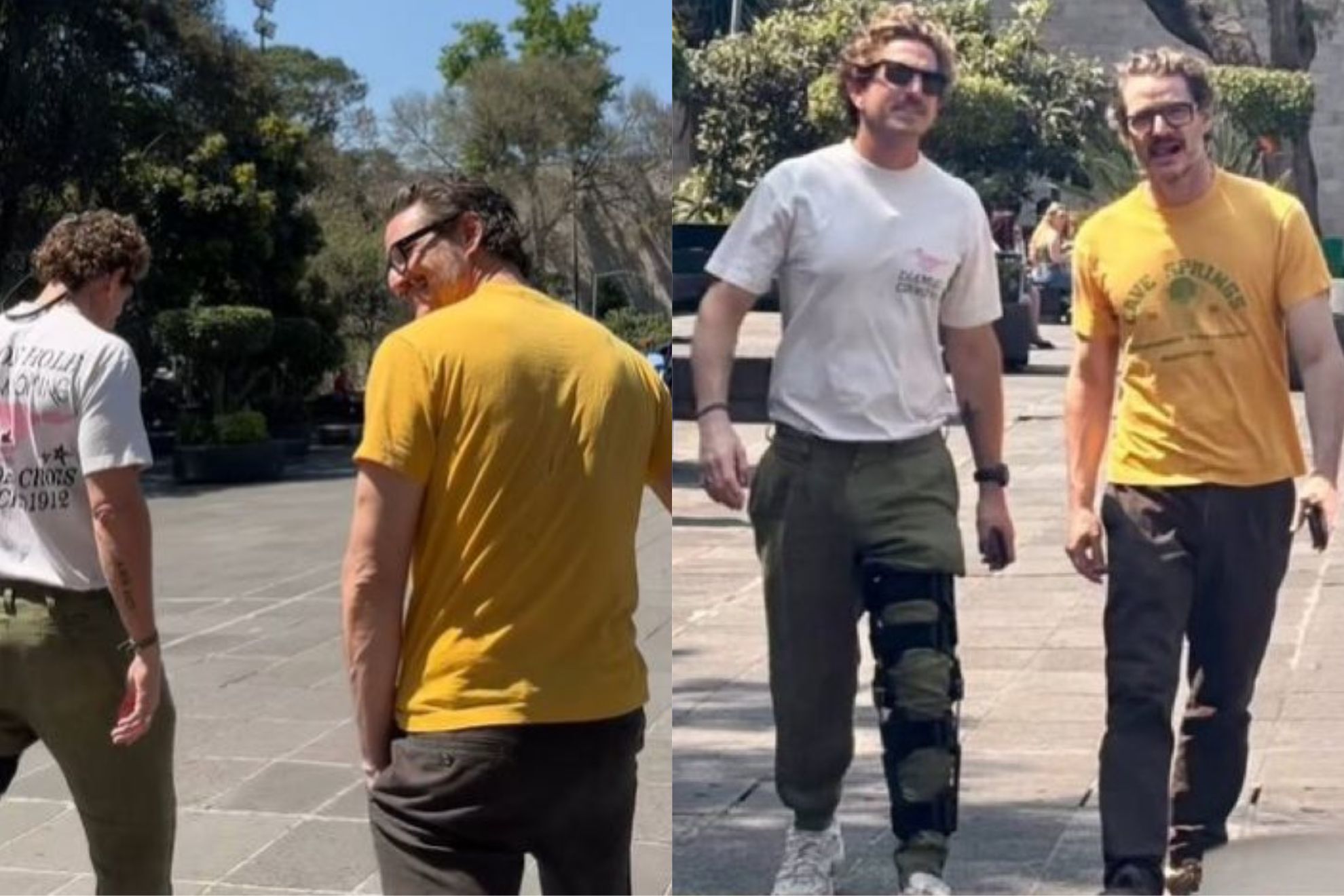 Pedro Pascal y Rafael Olarra siguen inseparables ahora en CDMX; son captados en Chapultepec