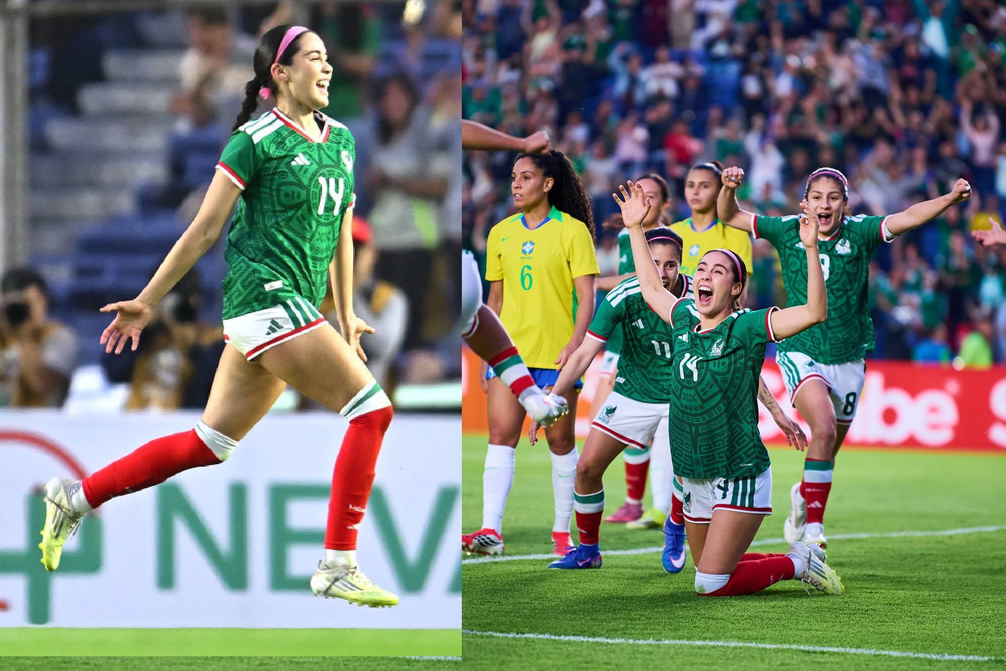 Hist�rico triunfo de M�xico Femenil sobre Brasil rumbo al Mundial 2027