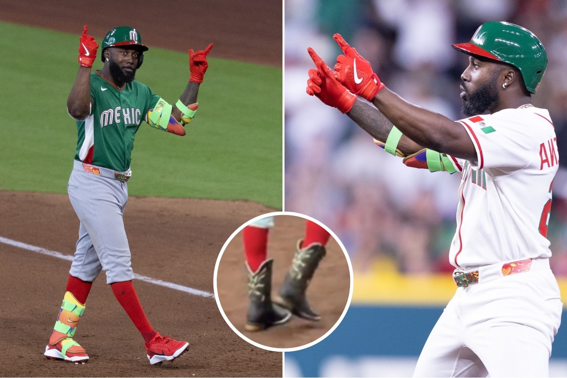 �Aj�a! Randy Arozarena viraliza botas vaqueras en Cl�sico Mundial de B�isbol; as� brilla en el M�xico - Brasil