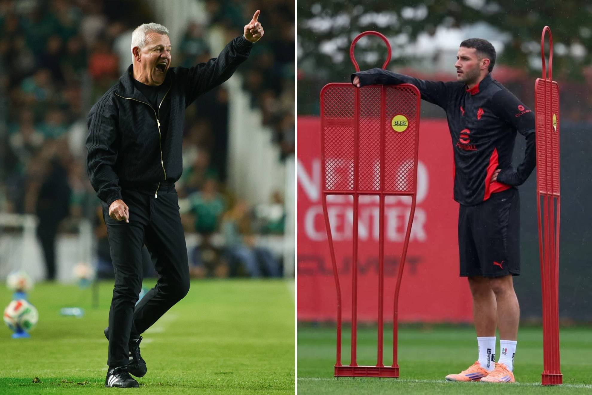 Santiago Gim�nez Javier Aguirre Selecci�n Mexicana AC Milan