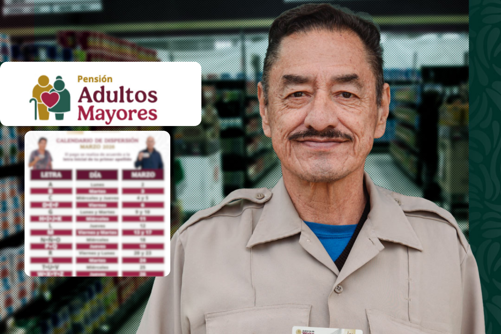 Pensi�n Bienestar Marzo 2026: �Qui�n recibe pago para adultos mayores del mes durante esta semana?