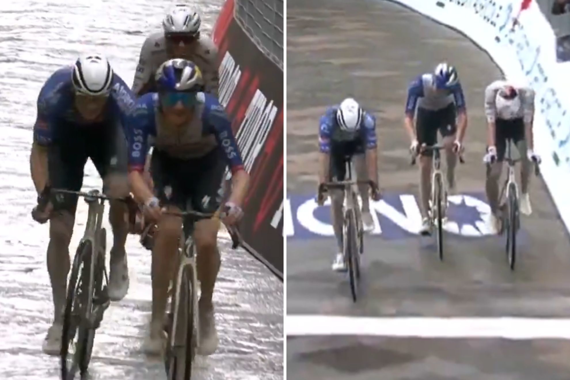 Isaac del Toro sucumbe en sprint con foto finish: Es nuevo l�der en la Tirreno-Adri�tico