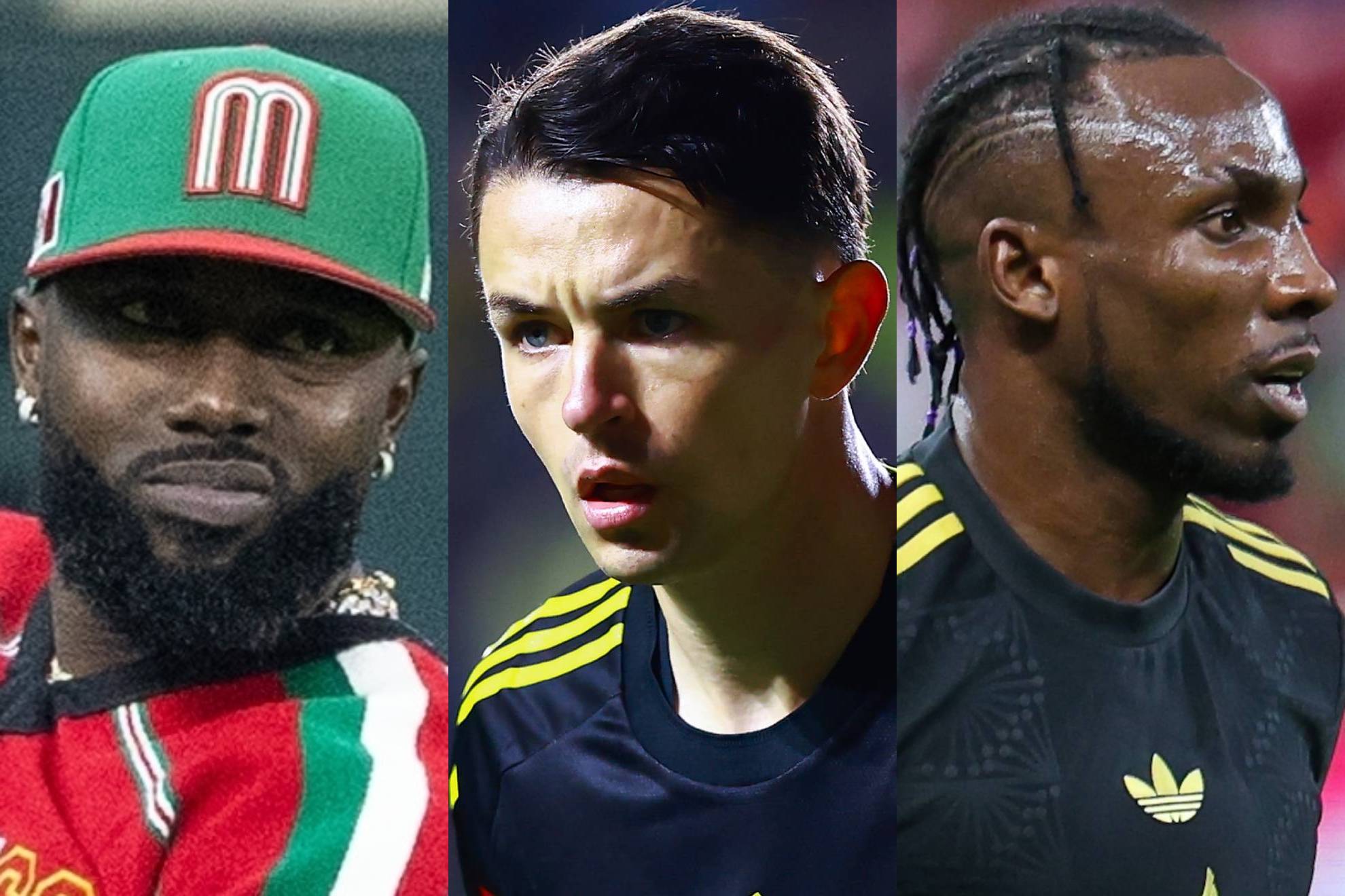 Randy Arozarena, �lvaro Fidalgo y Juli�n Qui�ones.