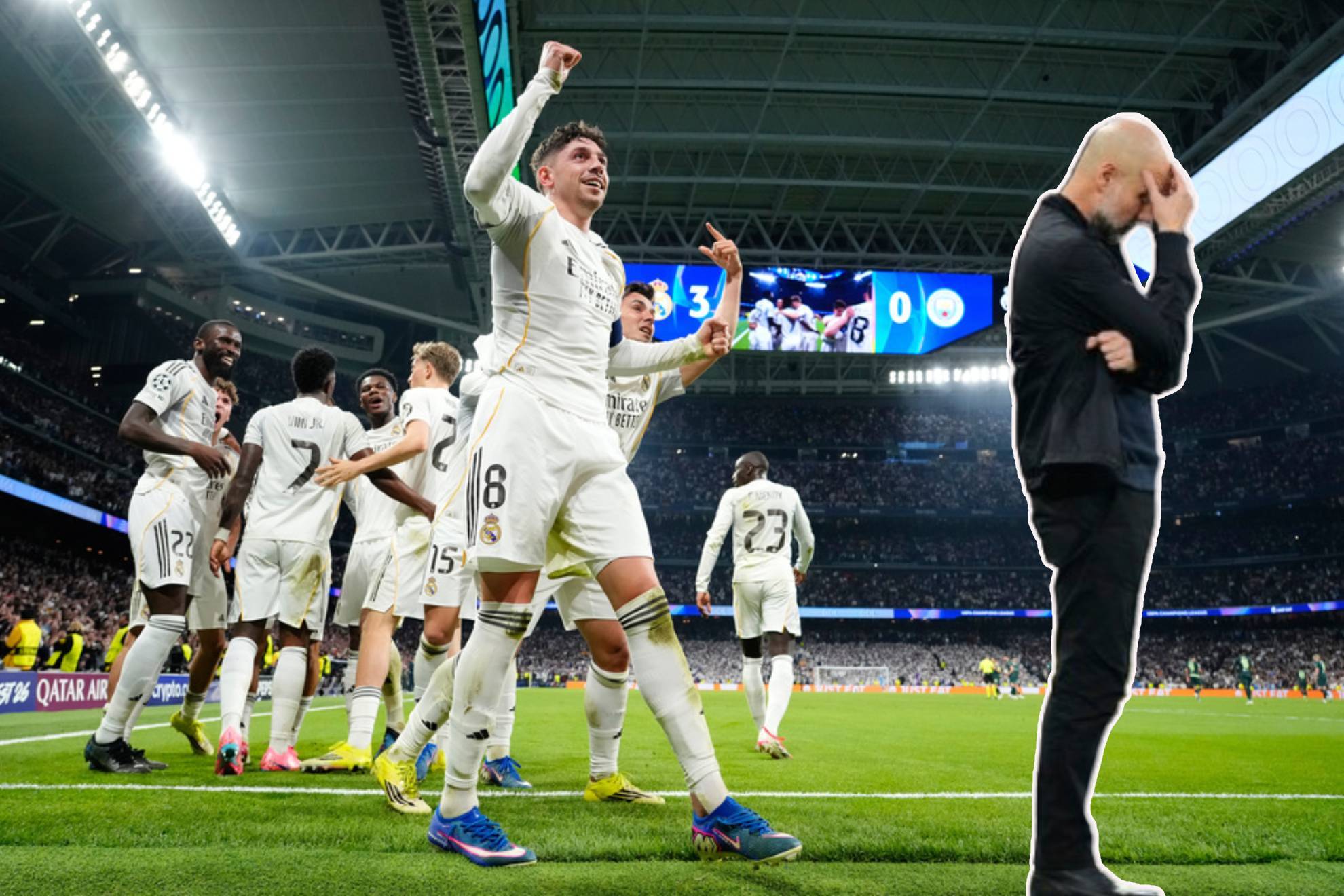 Real Madrid Manchester City Federico Valverde Pep Guardiola Champions League