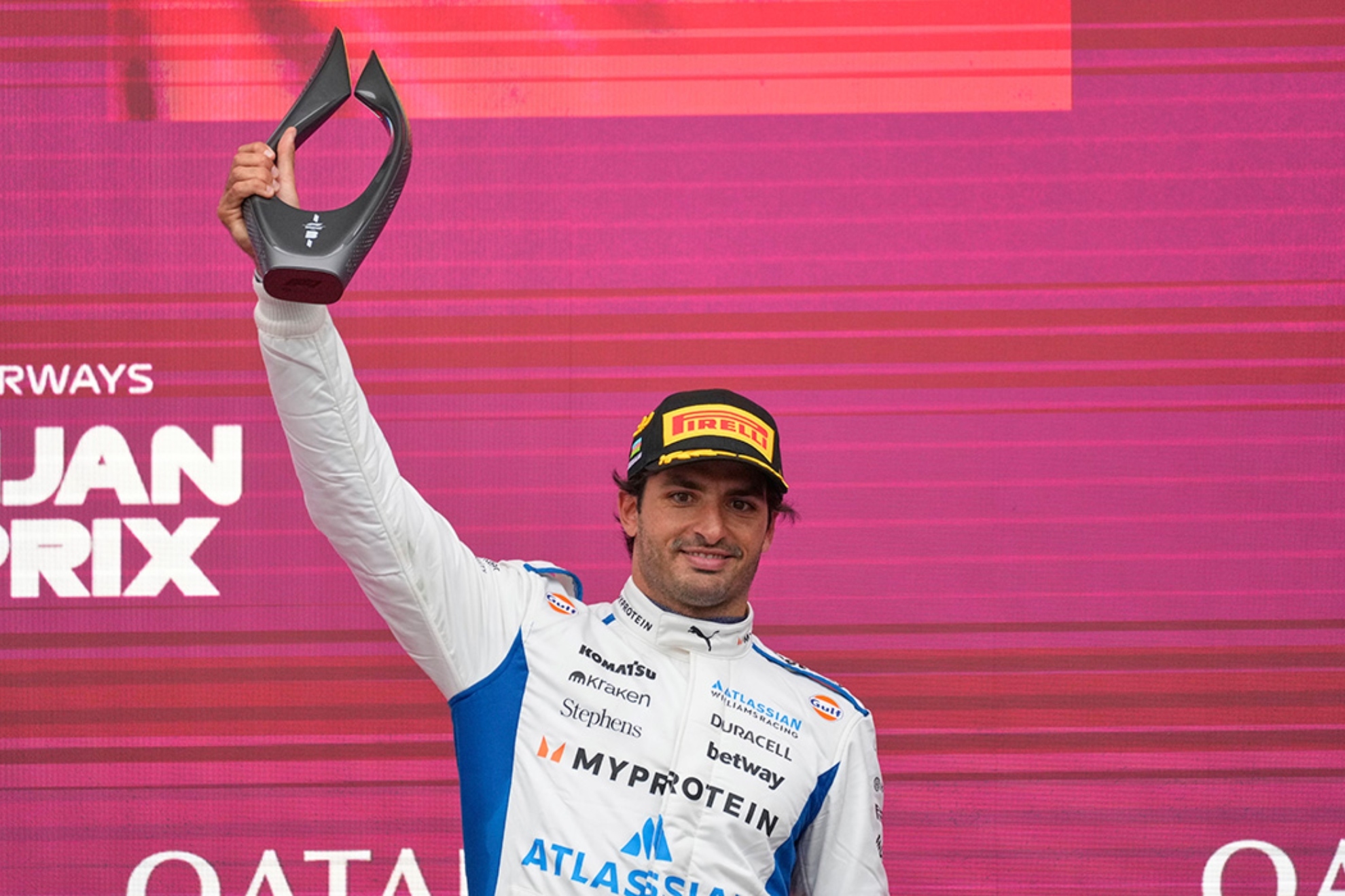 Carlos Sainz, con Williams