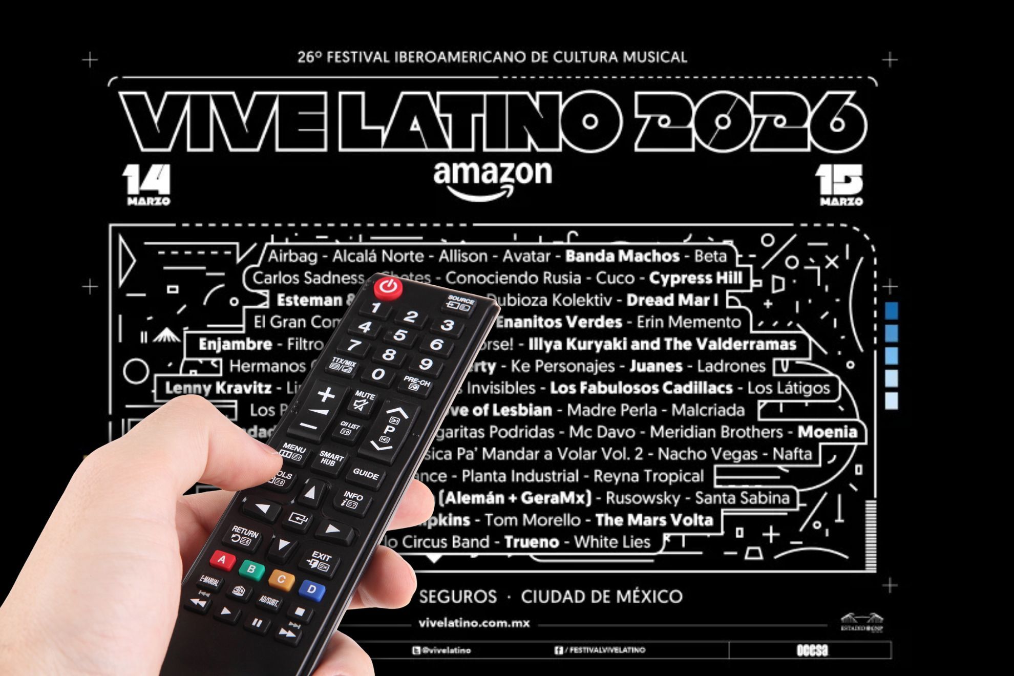 �Qui�n transmite el Vive Latino 2026 y c�mo verlo en vivo por TV o streaming?