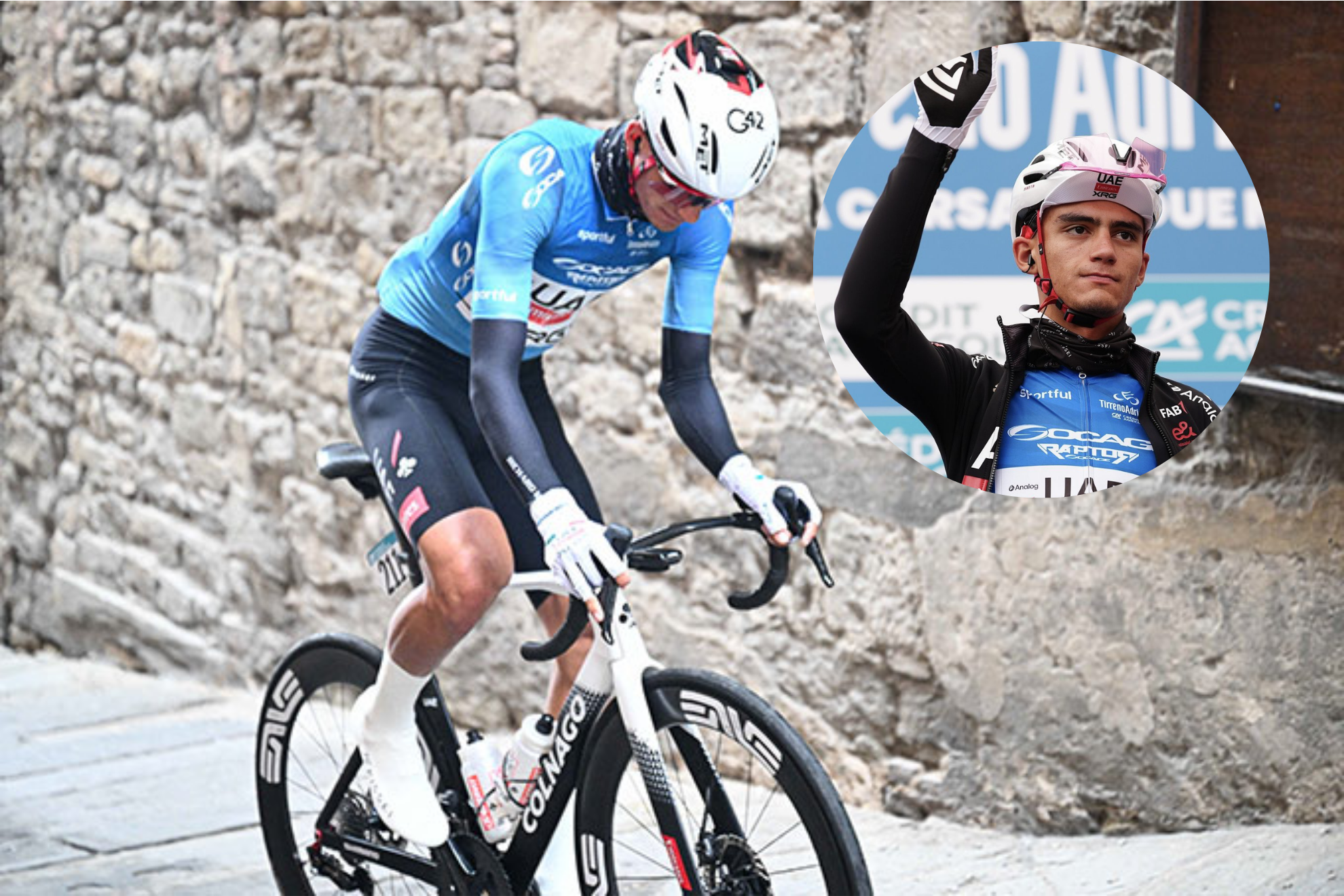 Isaac del Toro pierde maillot en etapa 4 de la Tirreno Adri�tico: Respira de cerca el liderato