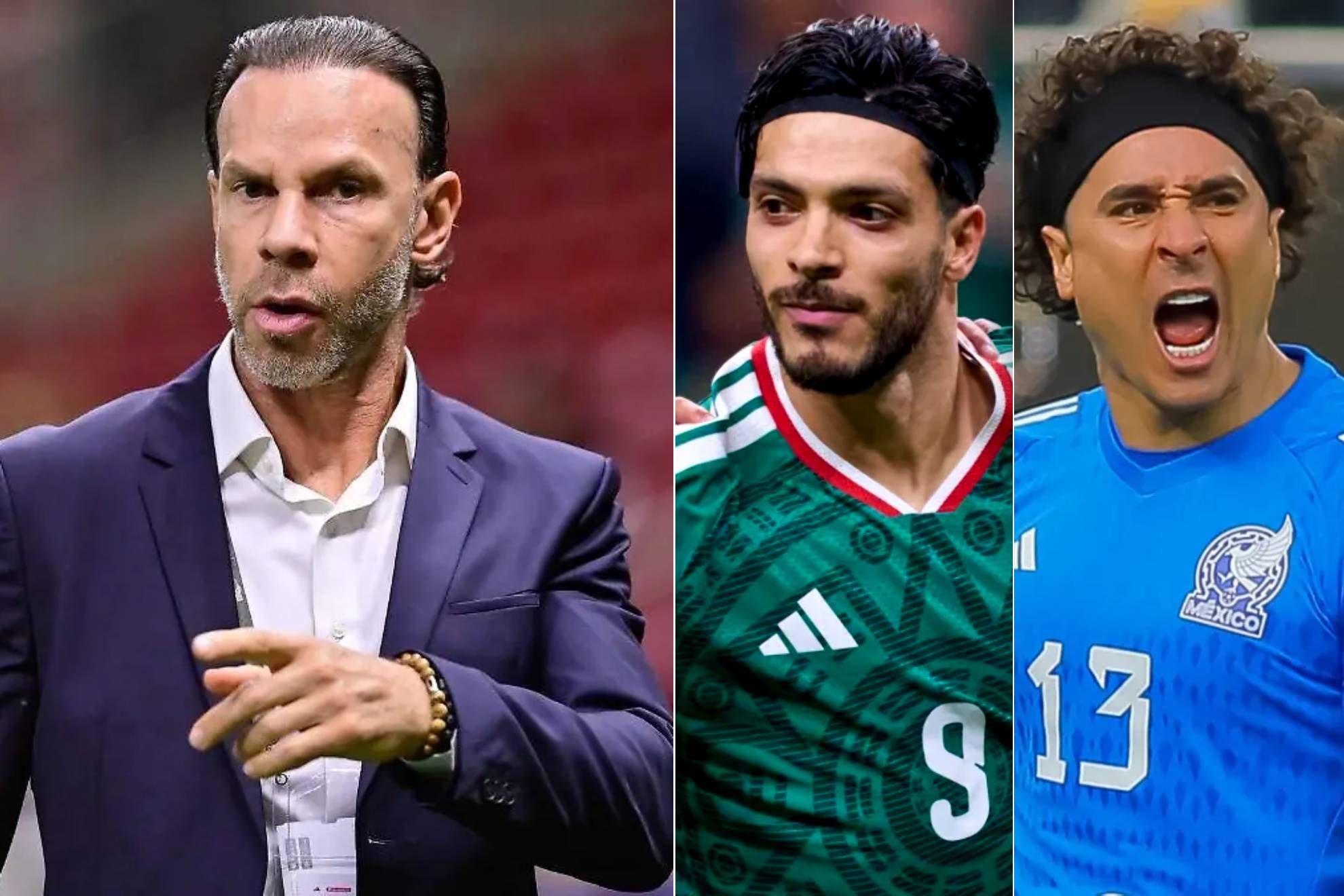 Luis Roberto Alves Zague / Ra�l Jim�nez / Memo Ochoa |