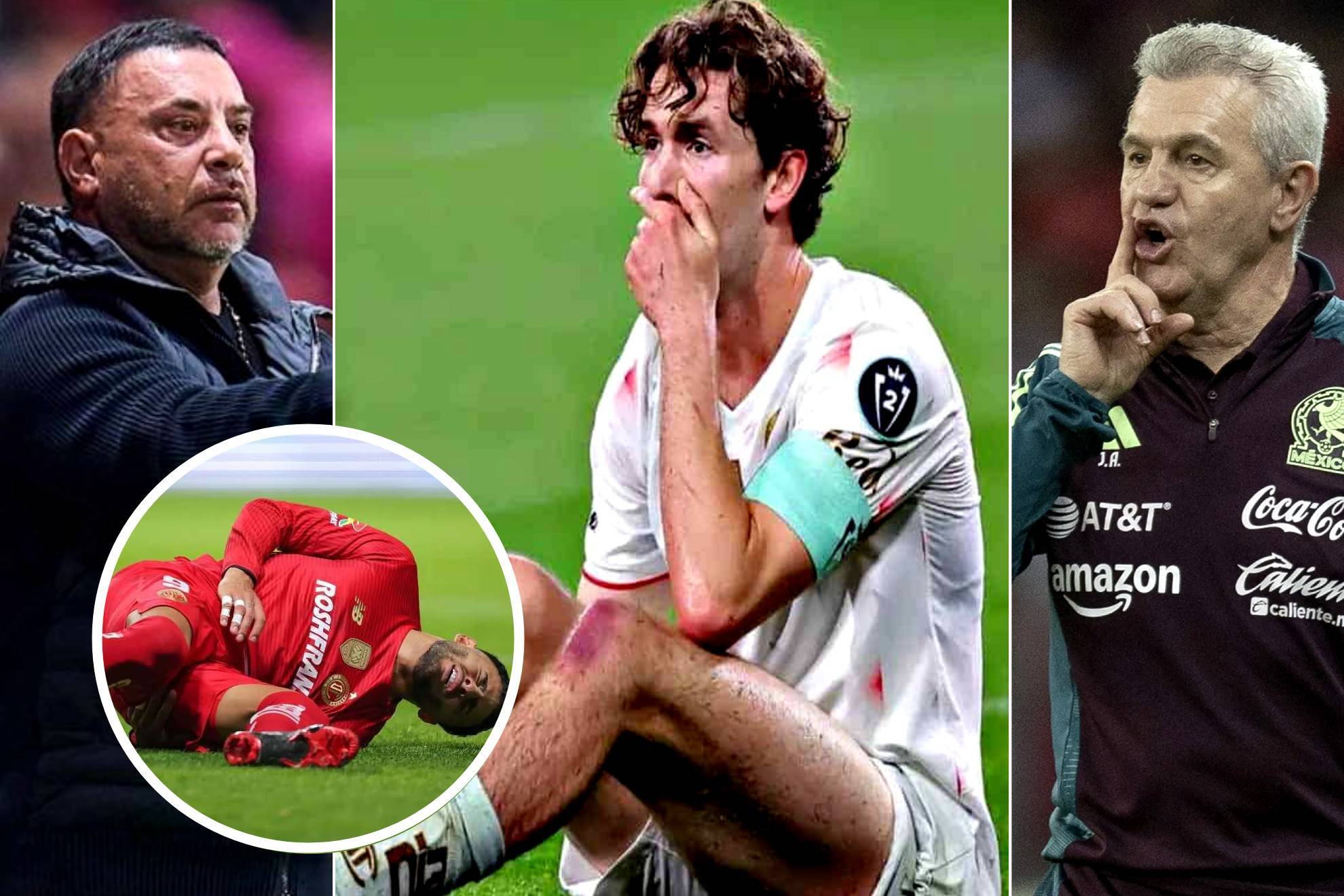 Antonio Mohamed / Alexis Vega / Marcel Ruiz / Javier Aguirre |