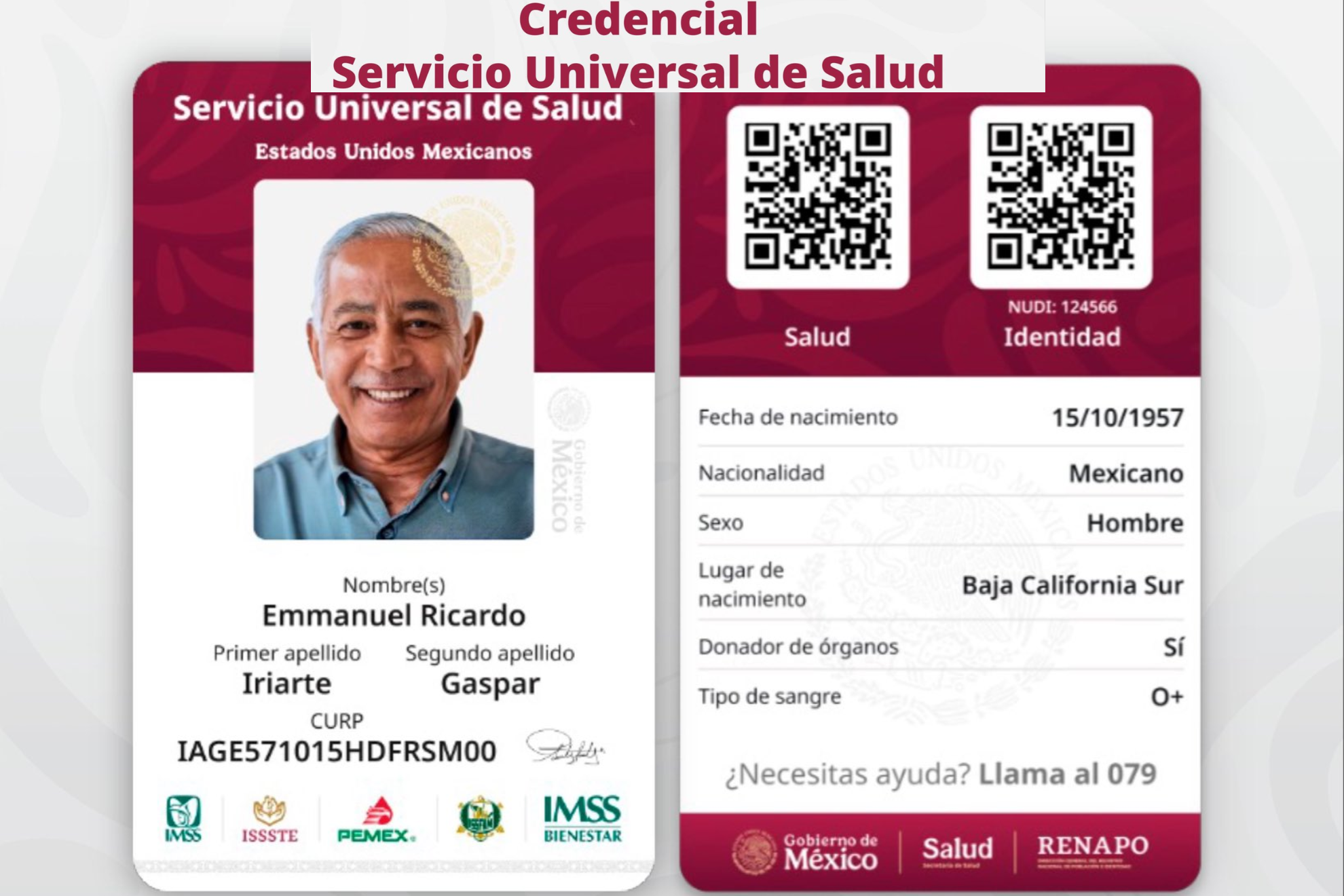 �C�mo obtener la credencial del Servicio Universal de Salud y cu�ndo registrarte?