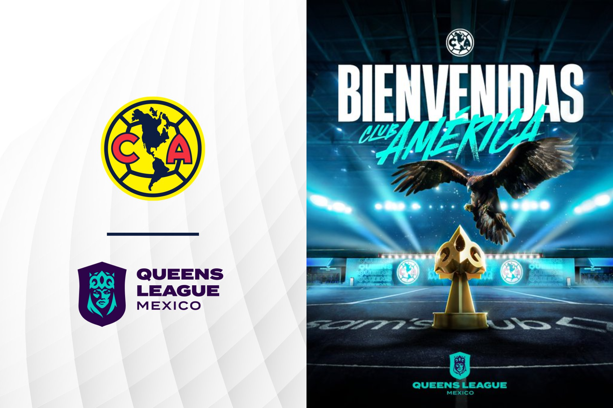 Oficial: Am�rica aterriza en la Queens League y ya es el Ave de las Tempestades con su entrada