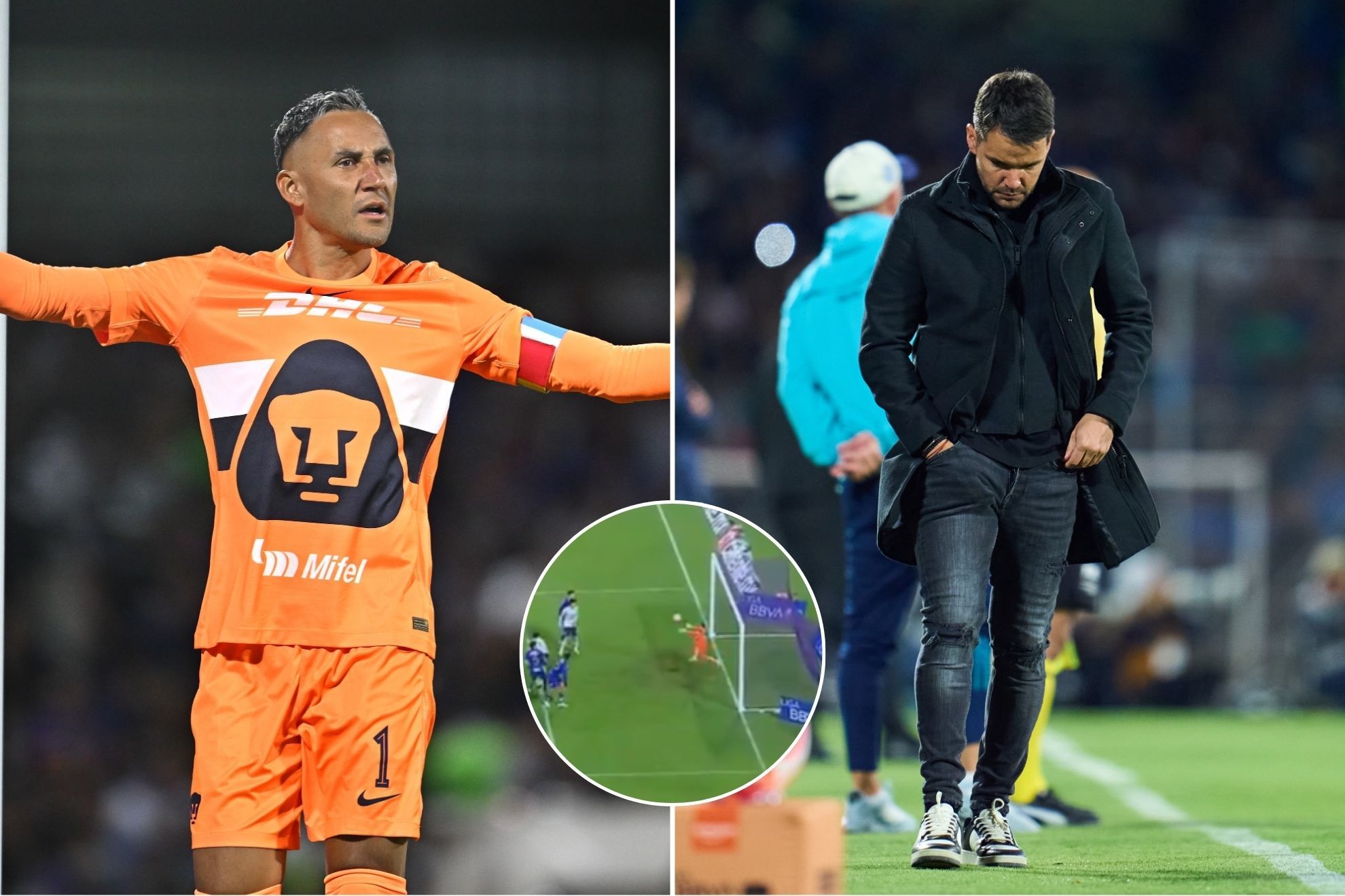 La monumental salvada de Keylor Navas al 97 que apag� el festejo de Cruz Azul y Larcam�n