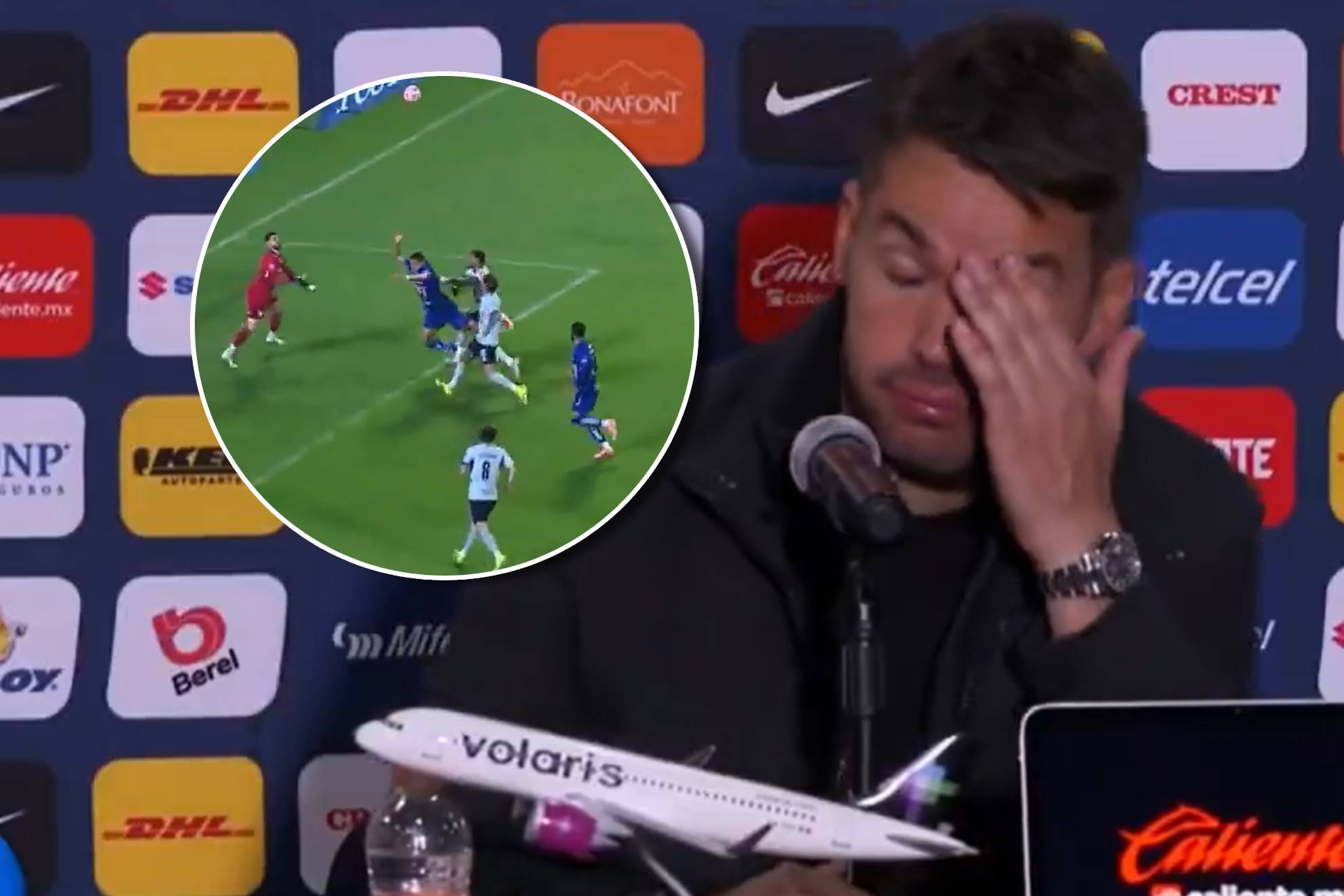 El argentino expres� su molestia contra Daniel Quintero Huitr�n