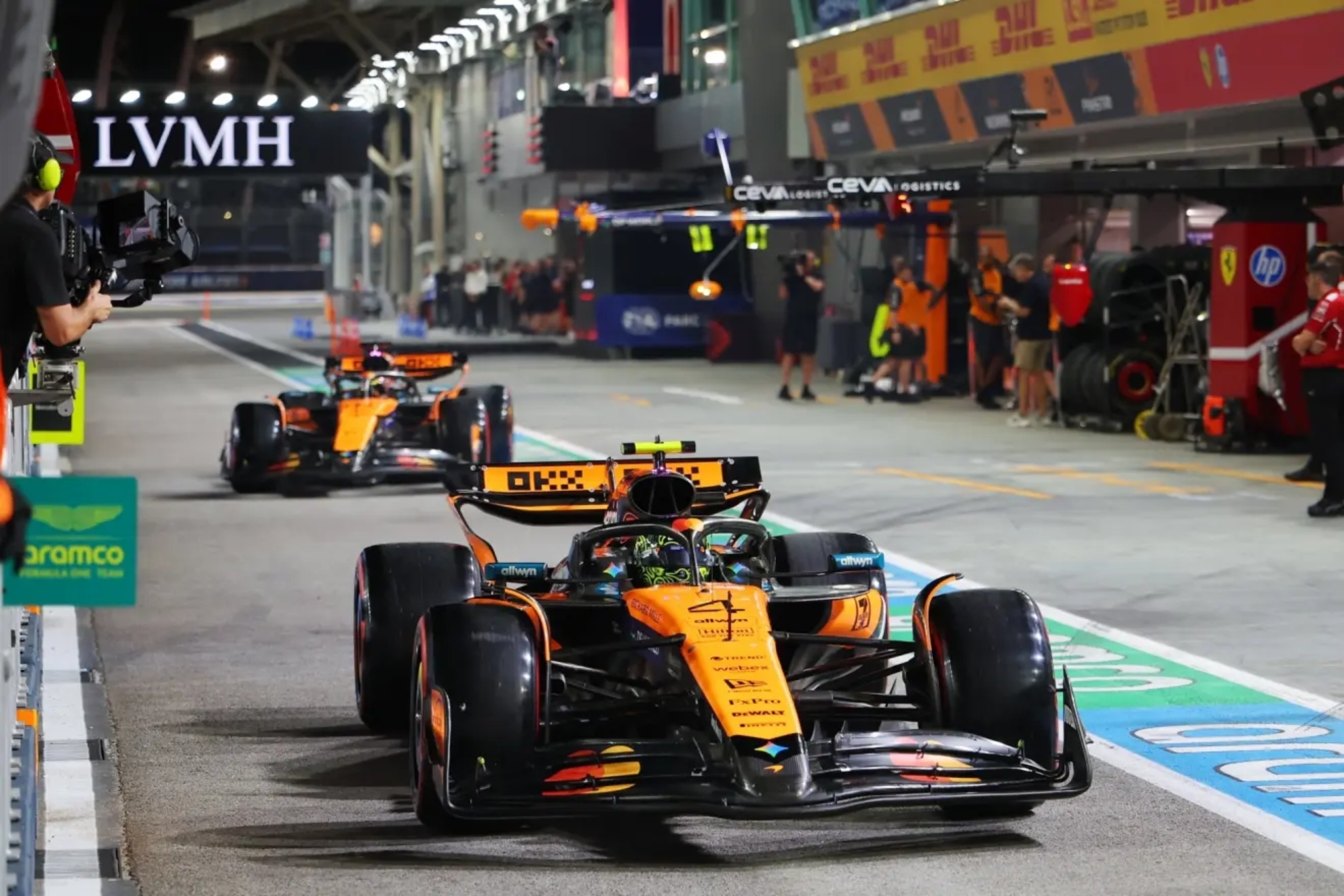 Norris y Piastri, en una imagen de archivo