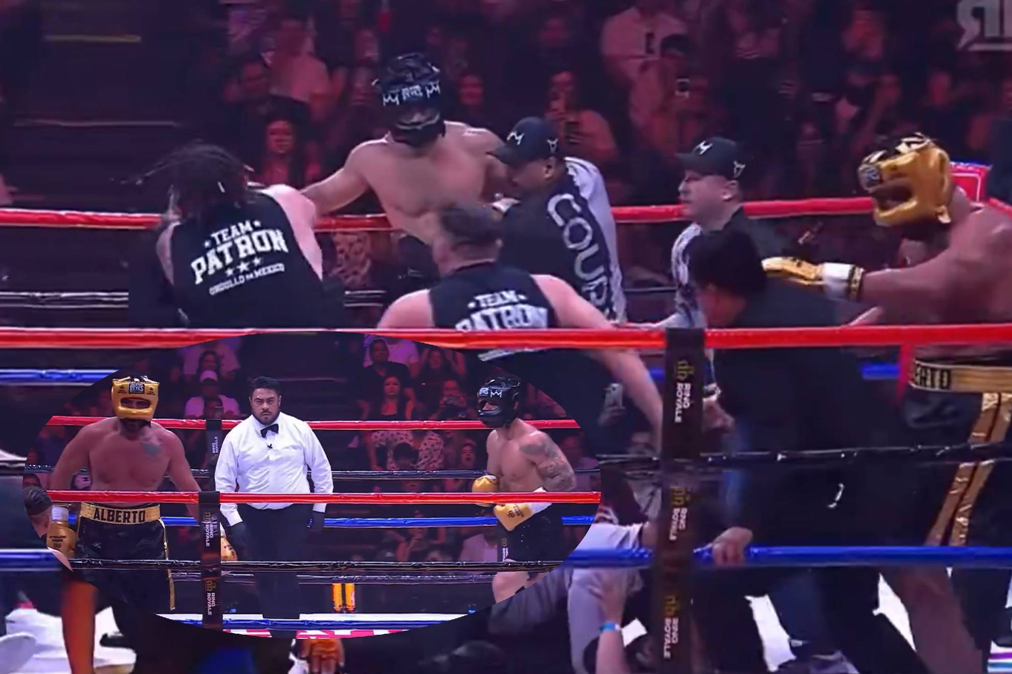 Pol�mica en Ring Royale: Alberto "El Patr�n" se vuelve loco, invaden ring; Chuy Almada se lleva la victoria.
