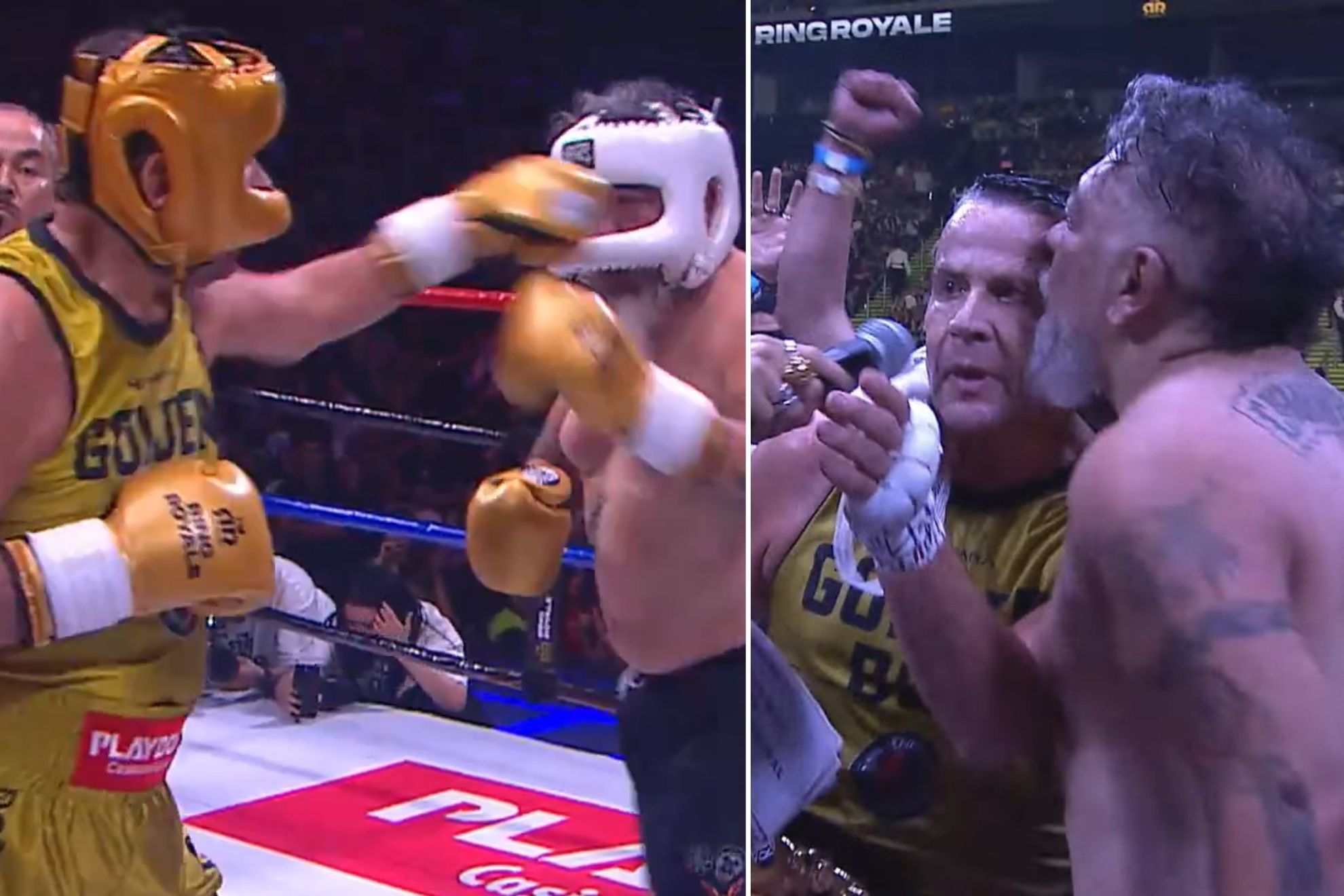 Alfredo Adama y Carlos Trejo se besan tras noqueo en Ring Royale 2026