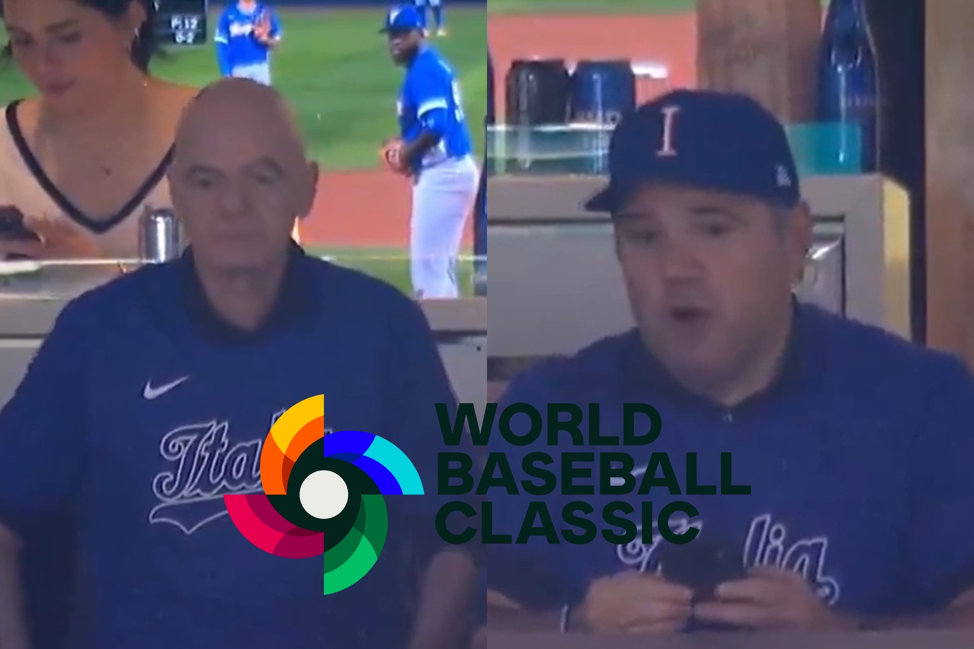 Infantino y Montagliani viven en primera fila eliminaci�n de Italia en Cl�sico Mundial de B�isbol