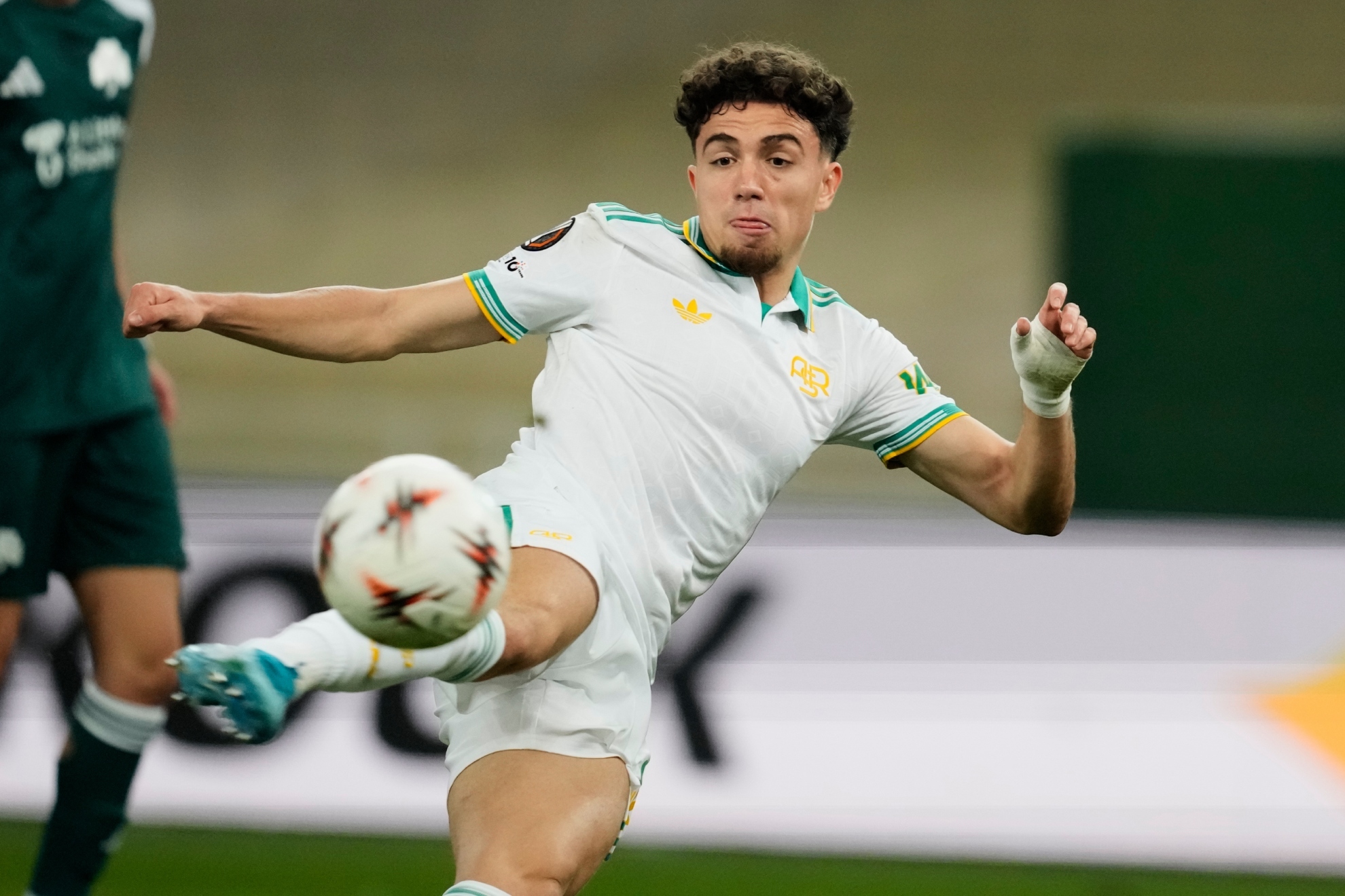 El Aynaoui, durante un partido con la Roma.