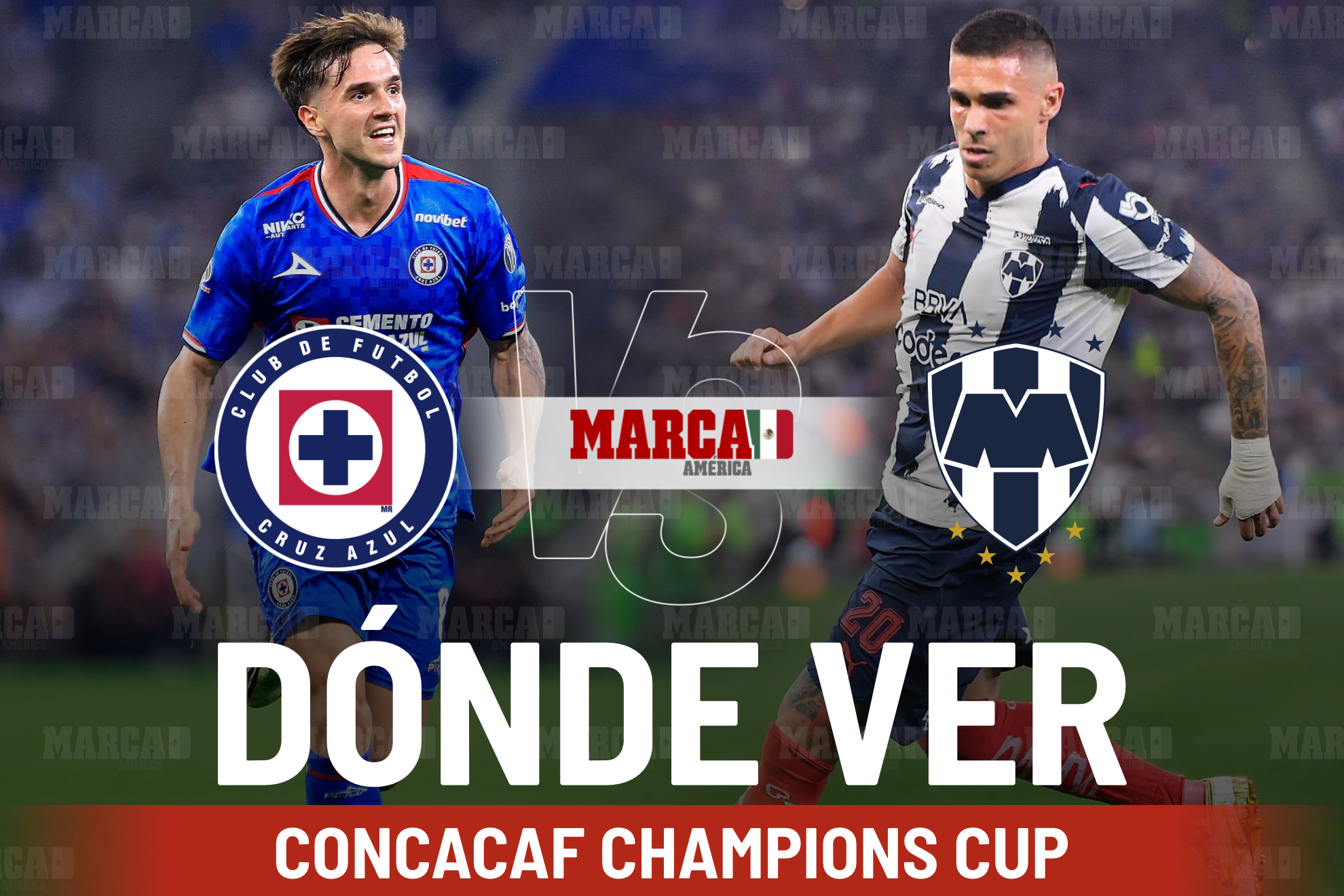 Cruz Azul vs Monterrey: D�nde ver y a qu� hora empieza el partido de octavos en la Concachampions