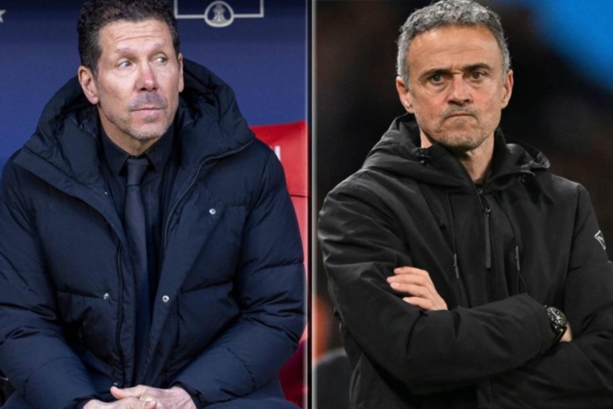 Diego Simeone y Luis Enrique.