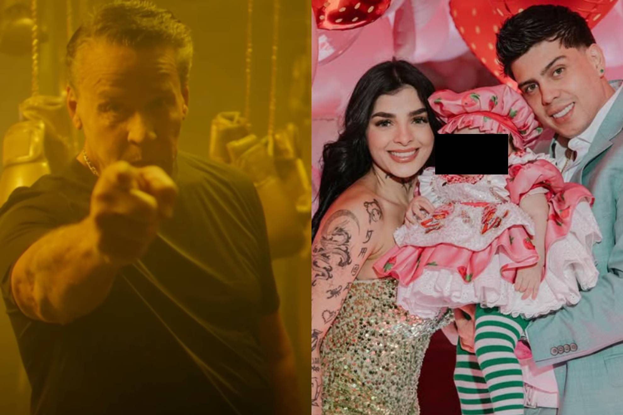 Alfredo Adame, Karely Ruiz y Jhon Echeverry.