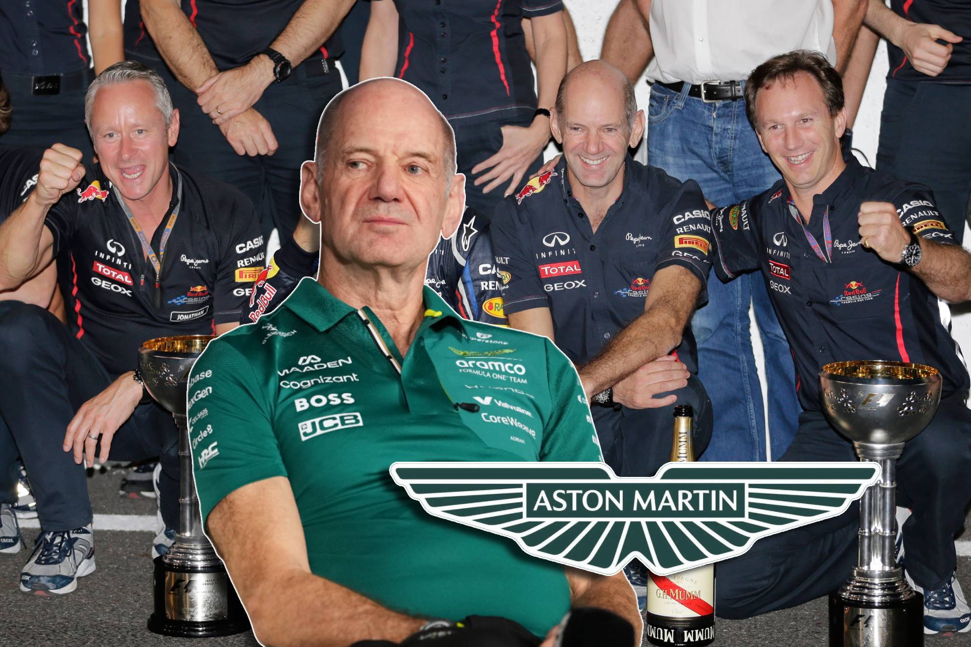 Jonathan Wheatley fue clave en el equipo de trabajo en Red Bull junto a Christian Horner y Adrian Newey