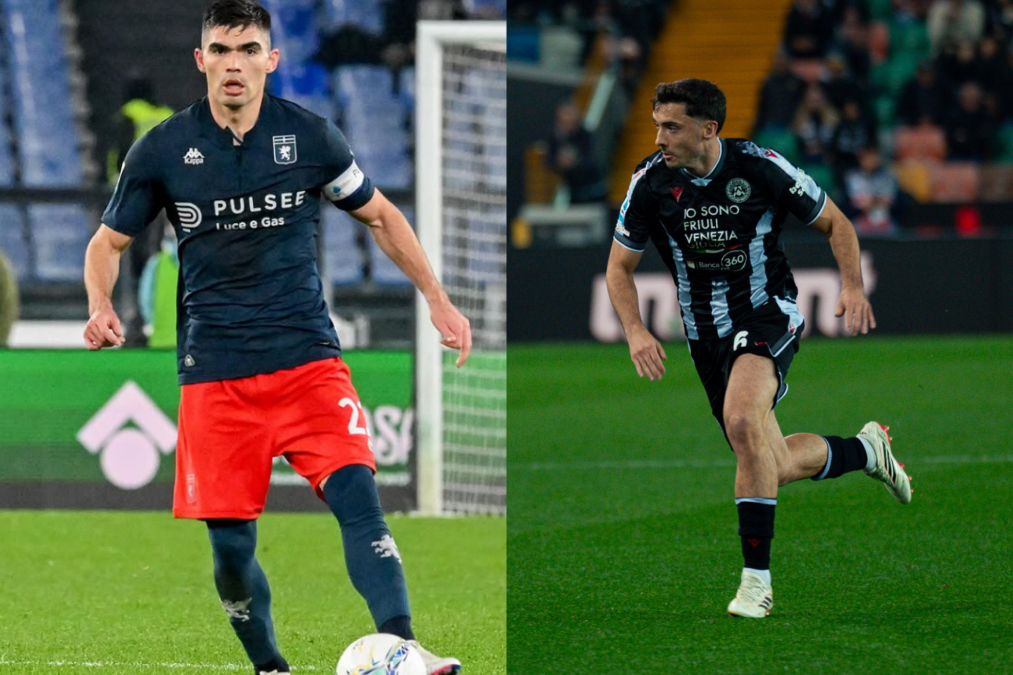 Genoa vs Udinese: D�nde ver el partido de Johan V�squez y a qu� hora inicia el juego de la Jornada 30