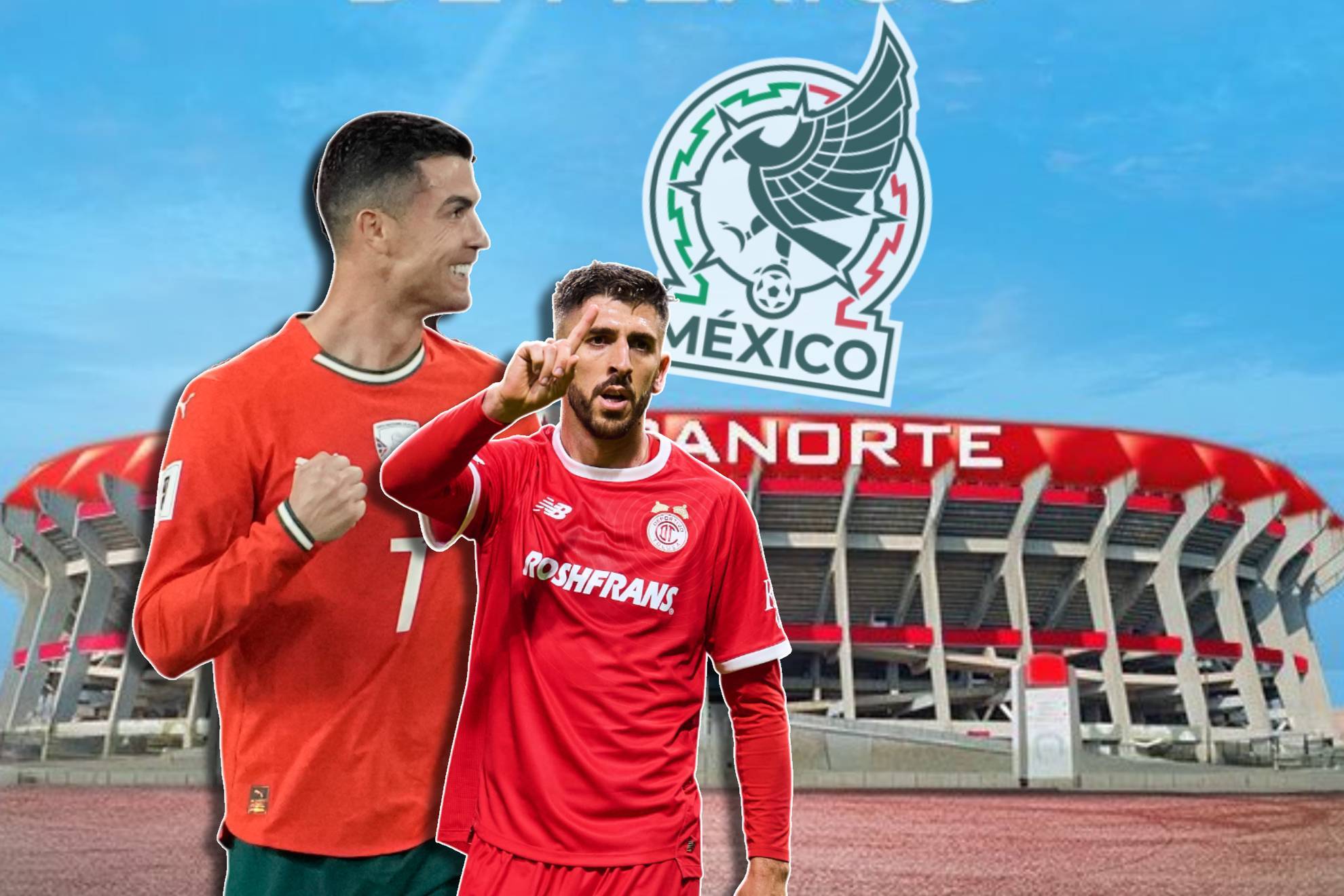 Ni Cristiano Ronaldo ni Paulinho jugar�n en la reinauguraci�n del Estadio Azteca