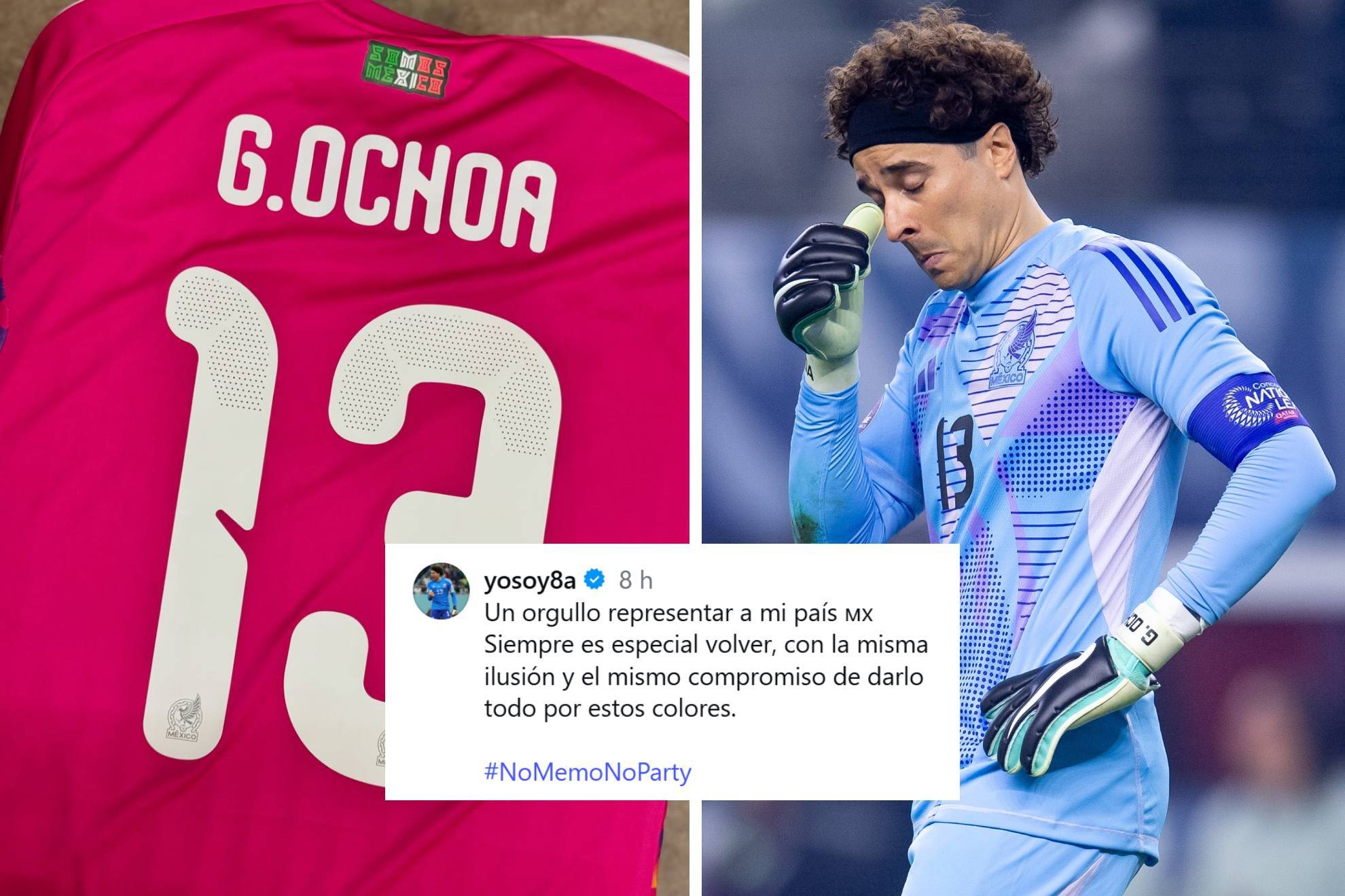 El mensaje de Guillermo Ochoa en su vuelta con el Tri