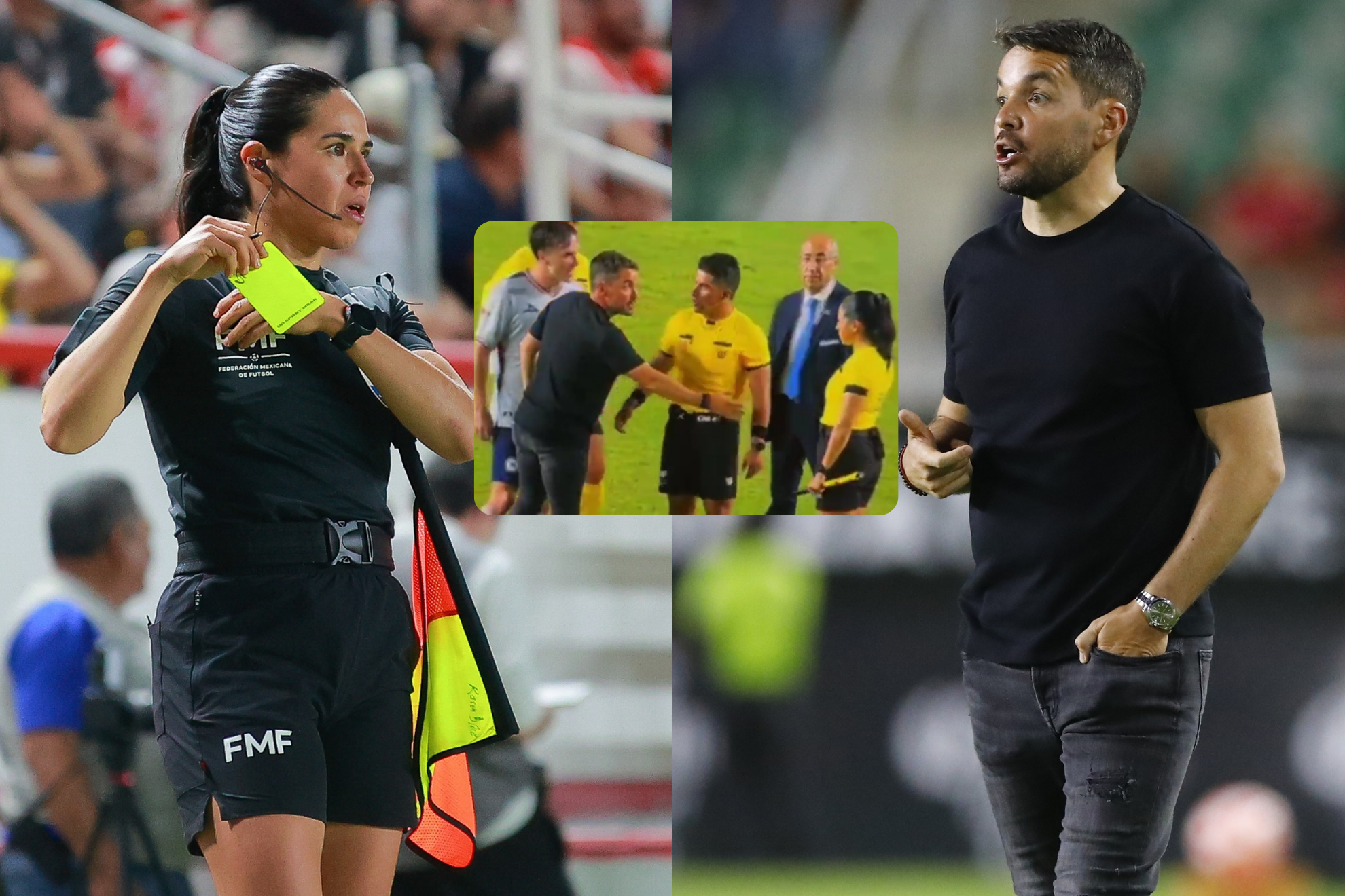 Karen D�az niega saludo a Larcam�n: La pol�mica reacci�n del DT de Cruz Azul