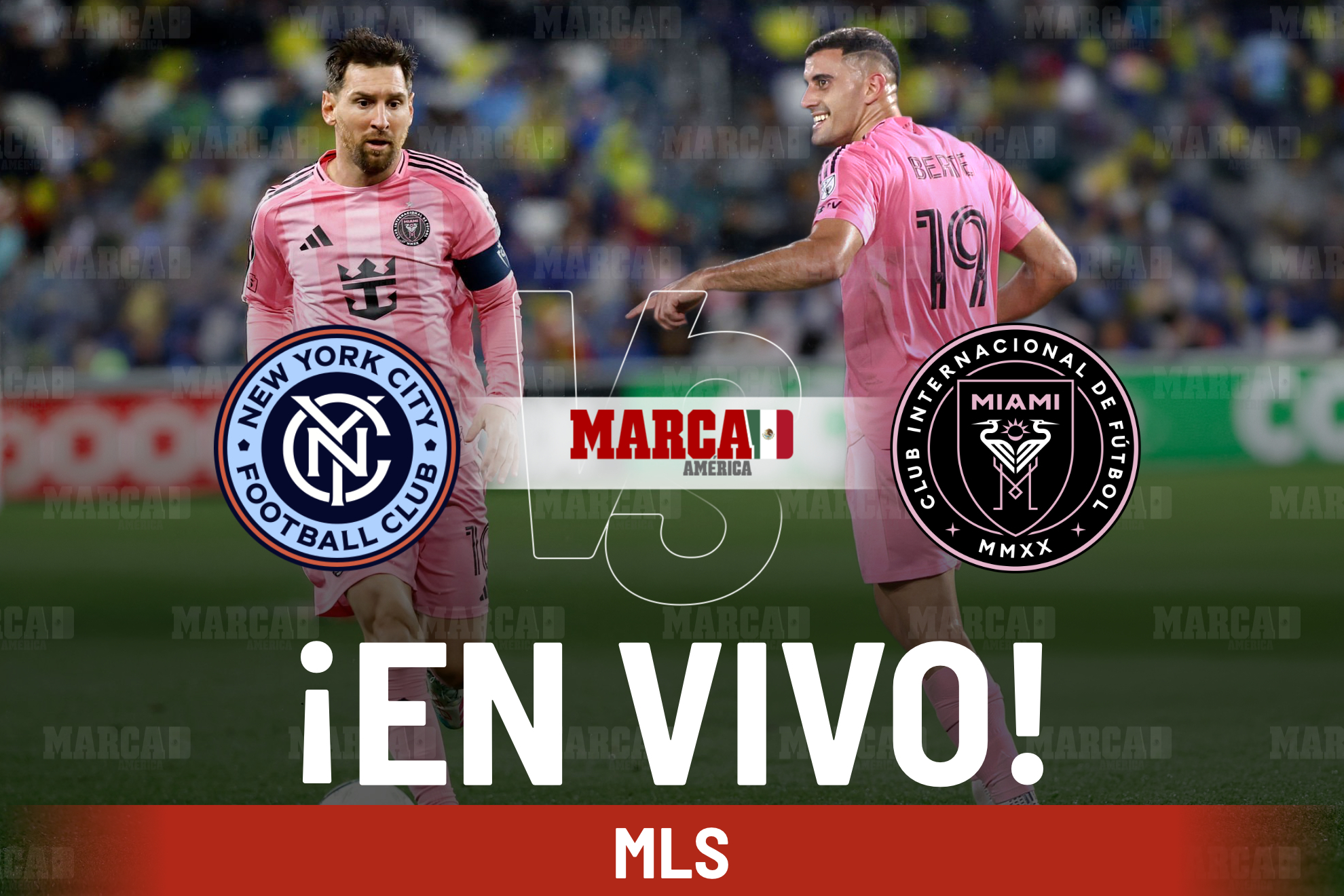 �C�mo qued� NYC FC vs Inter Miami? Todos los goles y minuto a minuto del partido de Messi y Berterame en la MLS