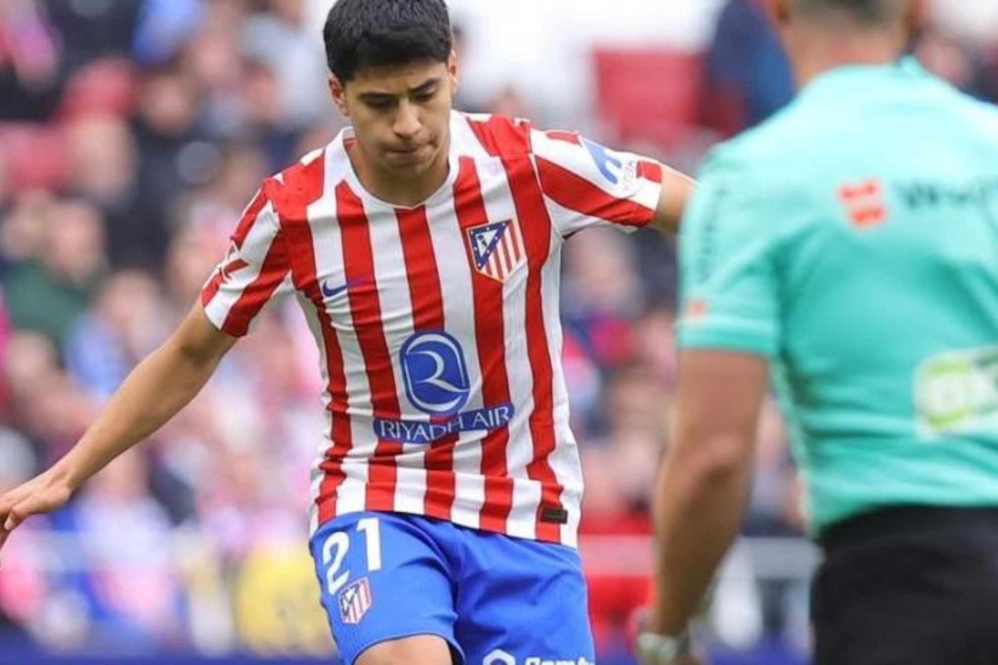 Obed Vargas, con el Atl�tico