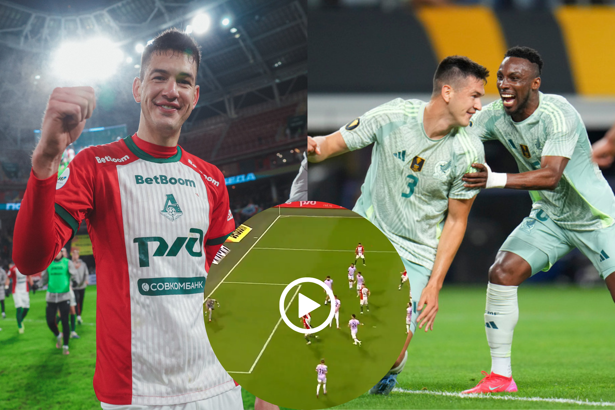 C�sar Montes llega a Selecci�n Mexicana con golazo en el Lokomotiv Mosc�