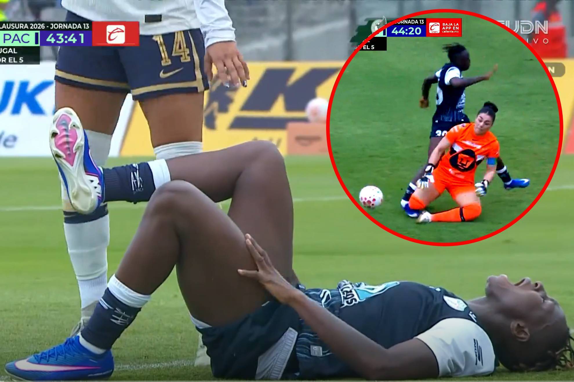 Lesión de Chinwendu Ihezuo |