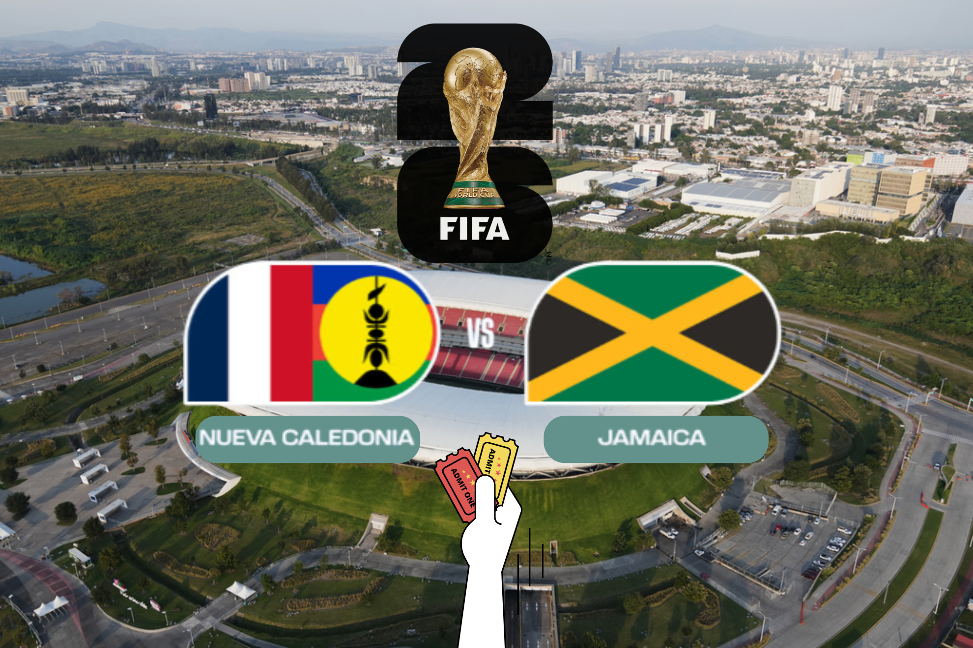 Nueva Caledonia vs Jamaica: Precio de los boletos para el repechaje al Mundial 2026 en el Estadio Akron y disponibilidad