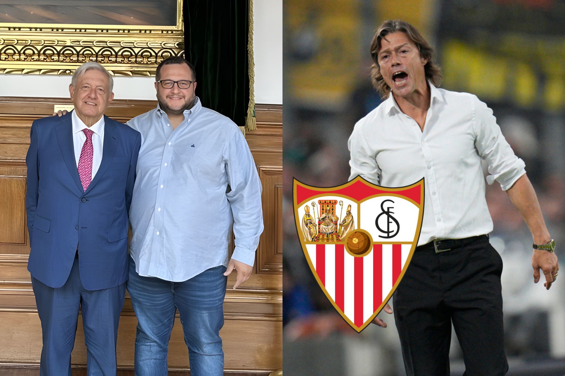 Es mucho t�cnico para un equipo tan inflado: Hijo de AMLO raspa al Sevilla en defensa de Mat�as Almeyda