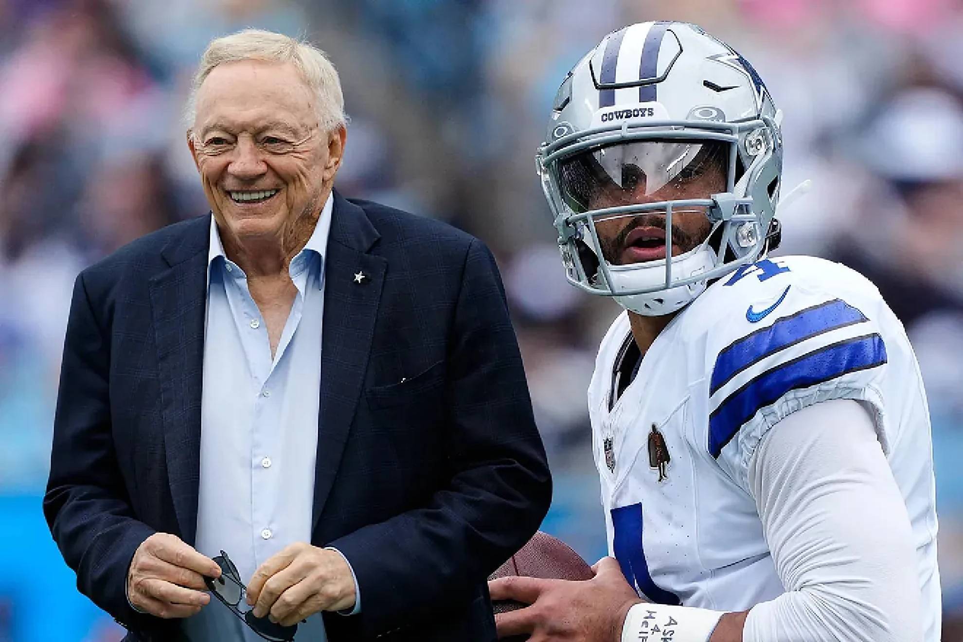 Jerry Jones & Dak Prescottc