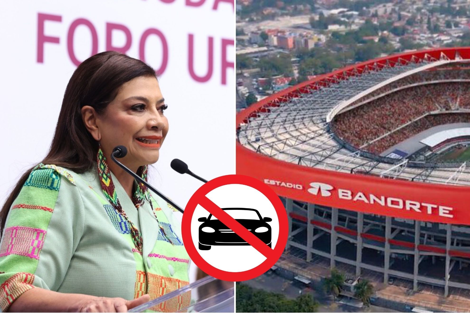 Estadio Azteca deja al p�blico sin estacionamiento en el M�xico vs Portugal, revela Clara Brugada