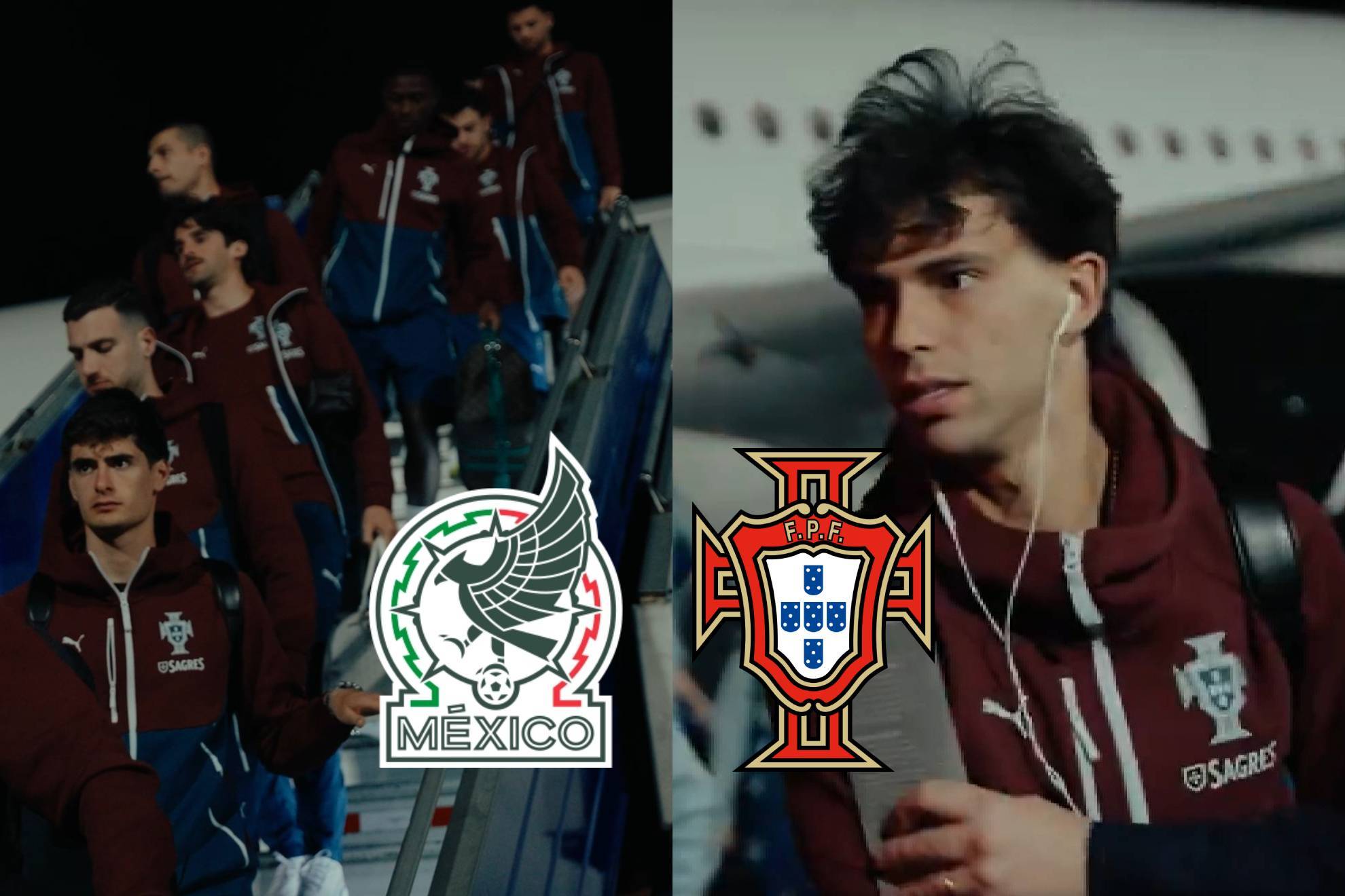 Joao F�lix sorprende con frase mexicana a su llegada para el M�xico vs Portugal