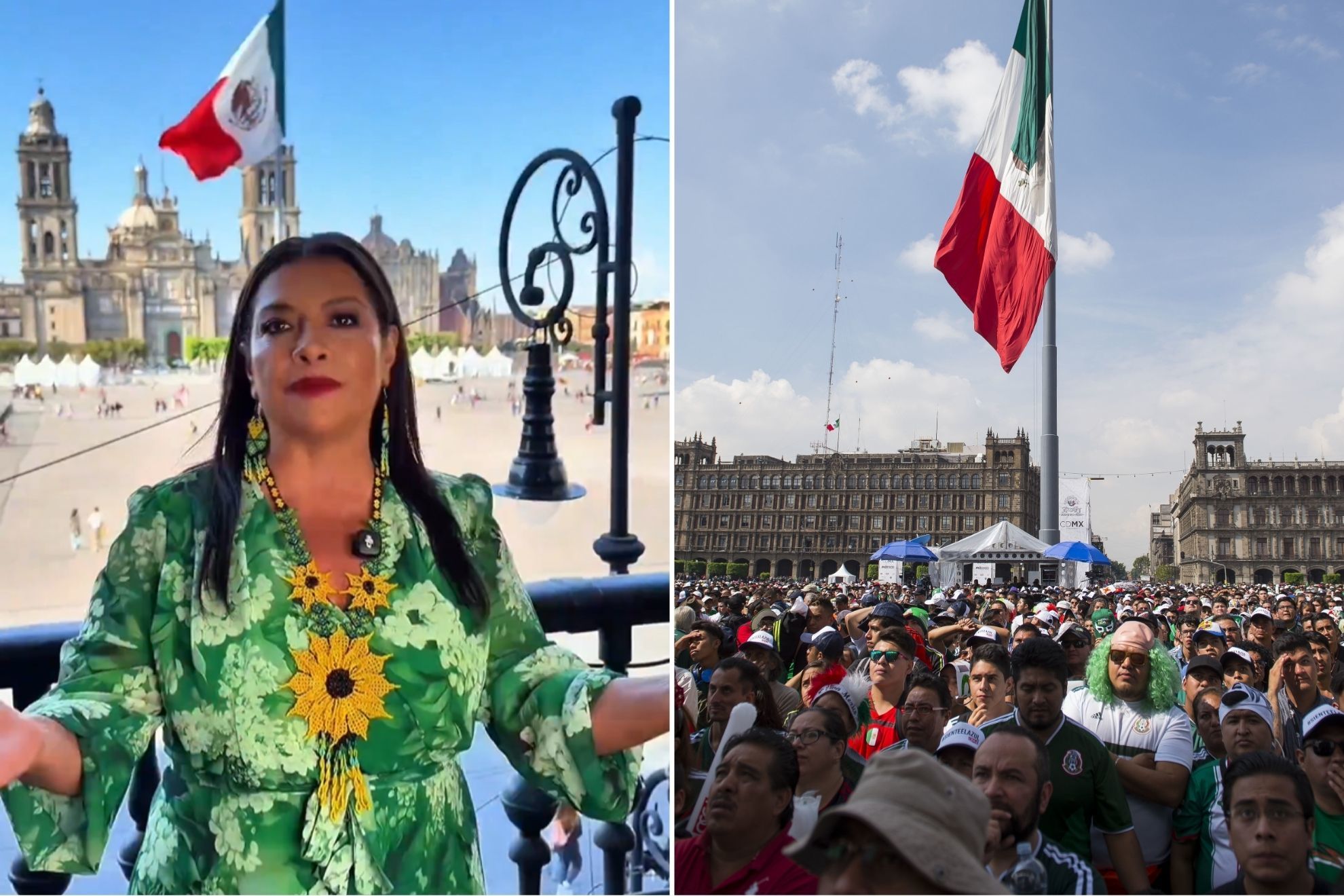 Clara Brugada anuncia transmisi�n gratis del M�xico vs Portugal en pantalla gigante en el Z�calo