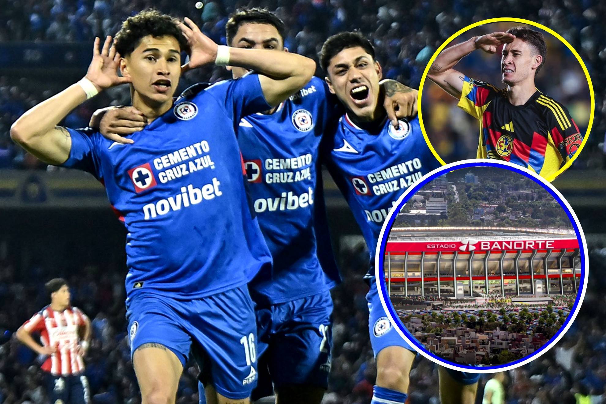 Cruz Azul y Am�rica jugar�n en el estadio Azteca |